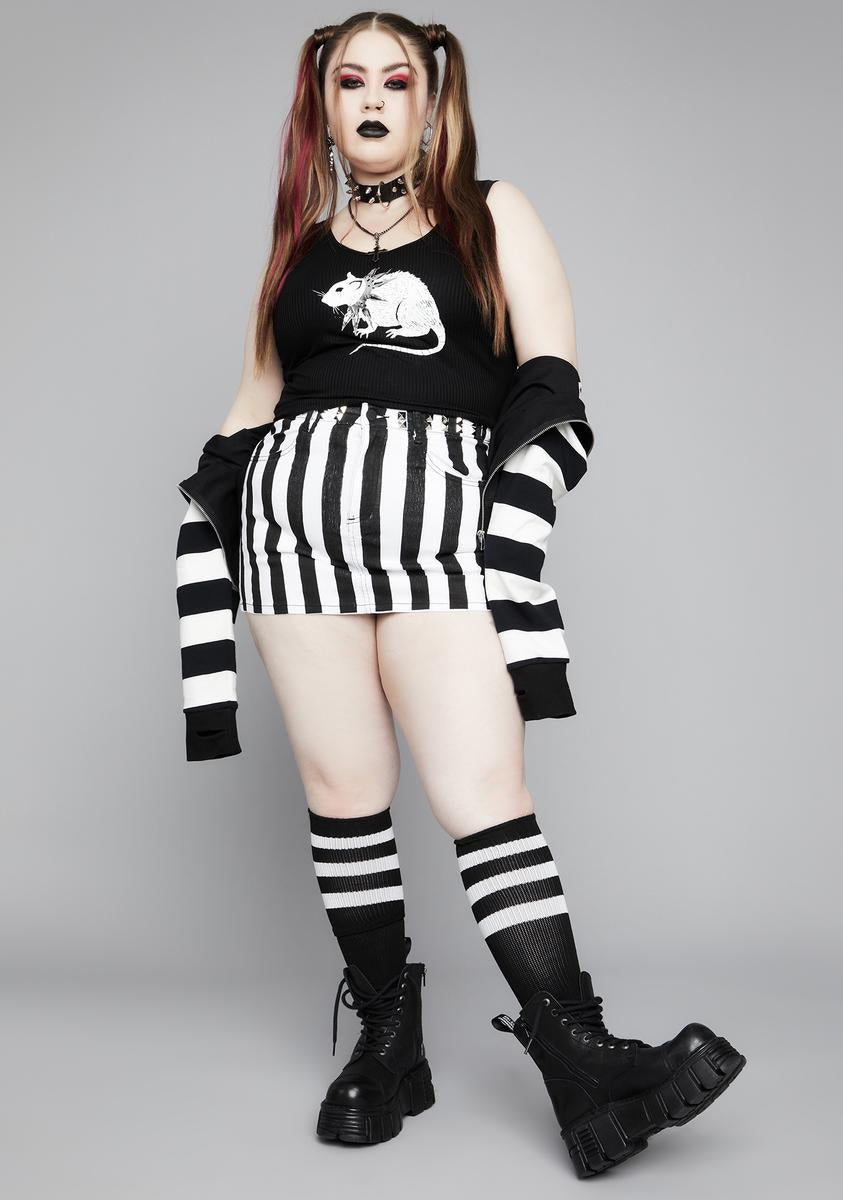 Gutter Punk Rat Graphic Tank