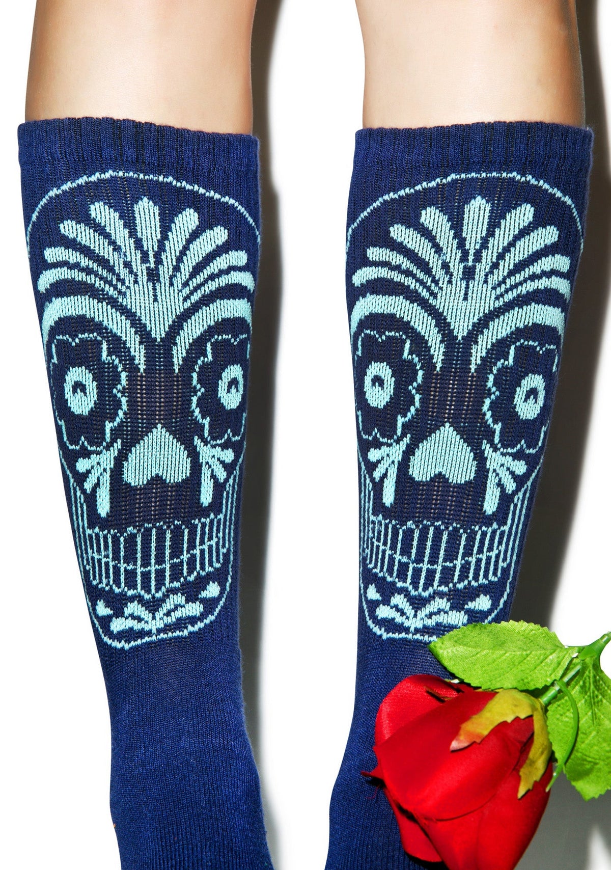 Muertos Socks - Light Blue