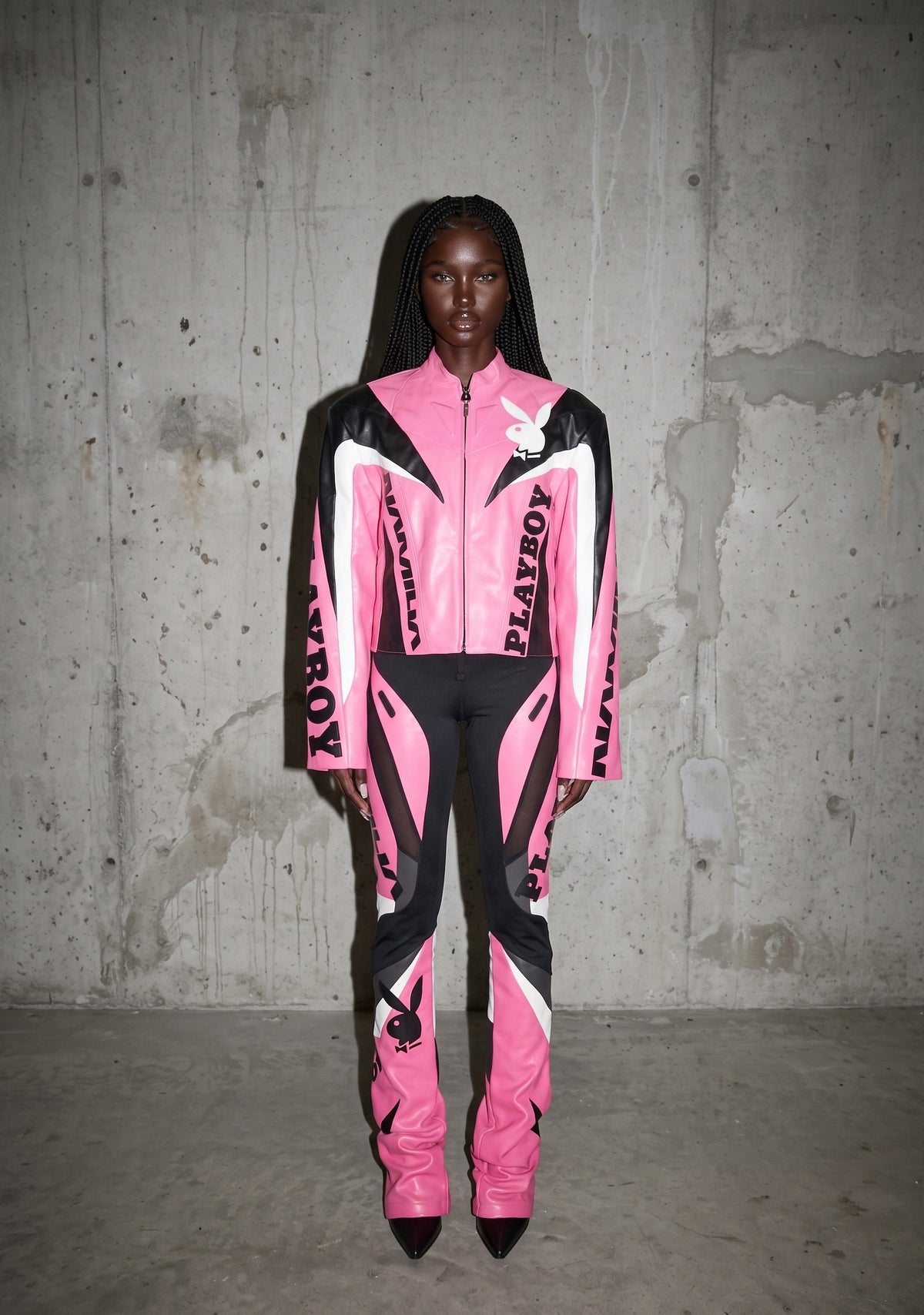 Playboy Moto Jacket - Pink