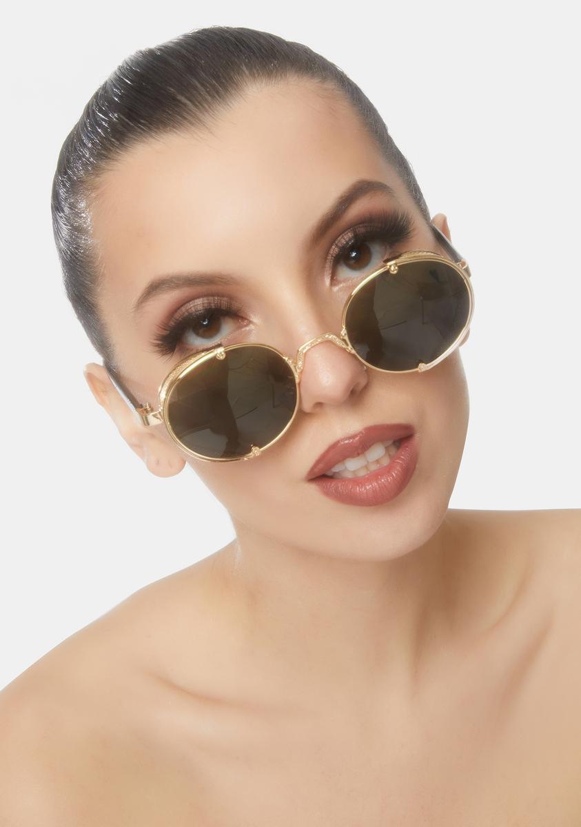 Follow The Trail Round Sunglasses
