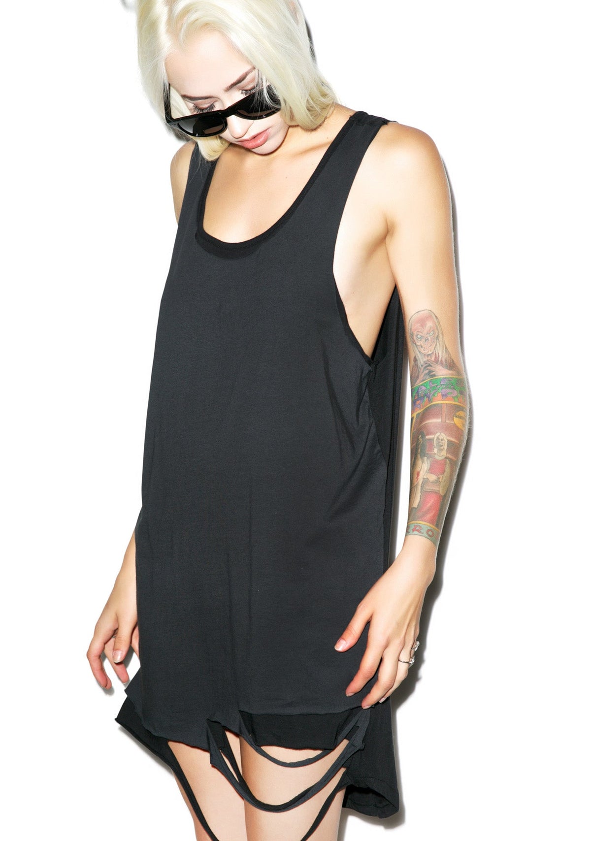 Spurlock Double Layered Tank Top - Gray