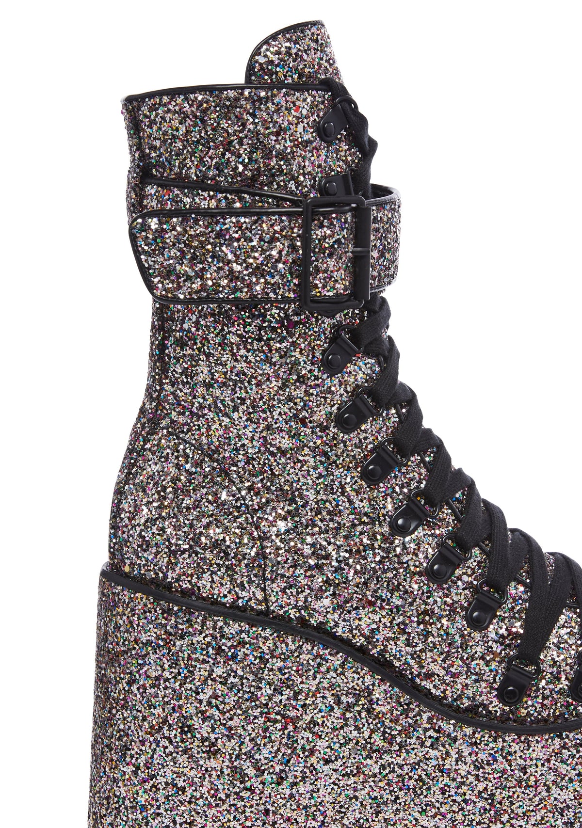 Sugar Coated Traitor Boots - Silver