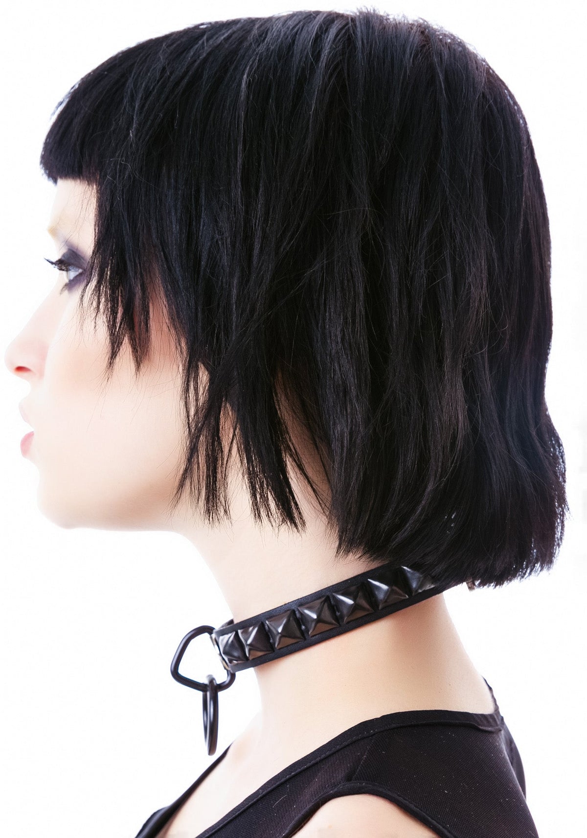 Big O Studded Choker - Silver