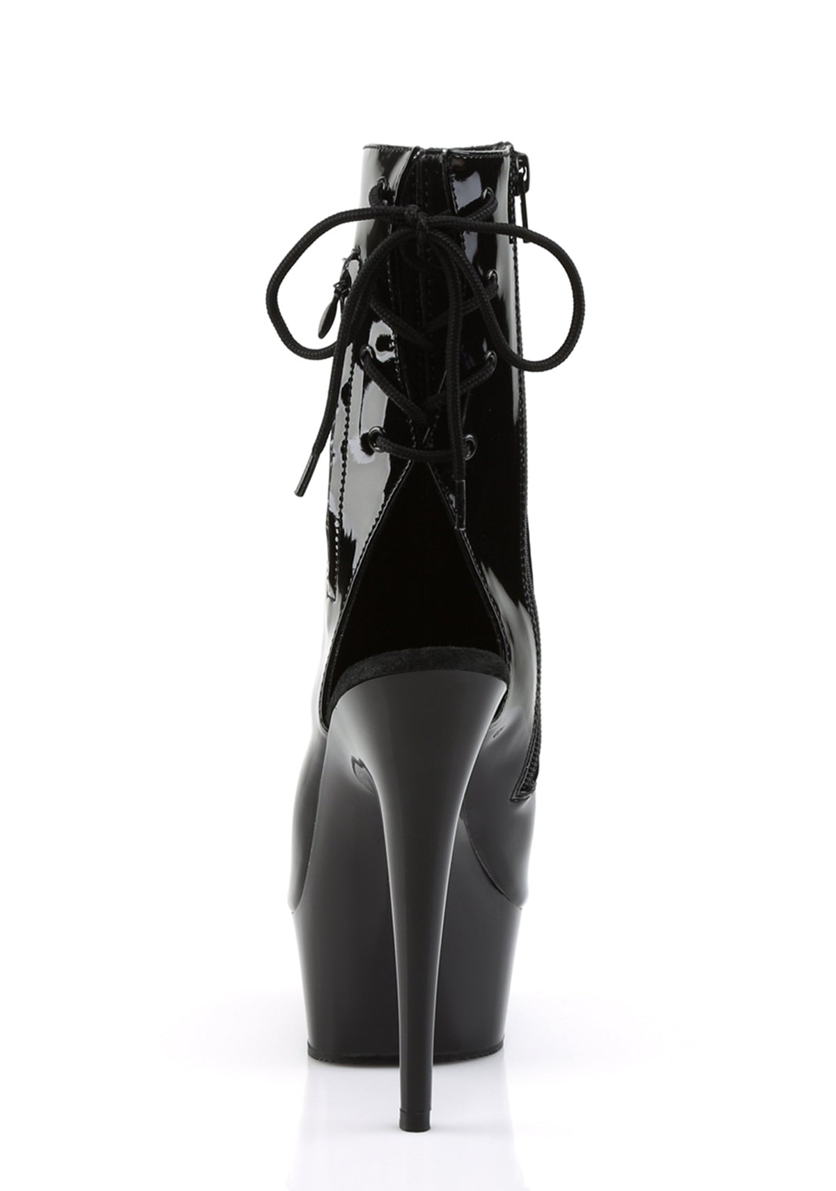 Delight-1018 Platform Ankle Boots-Black