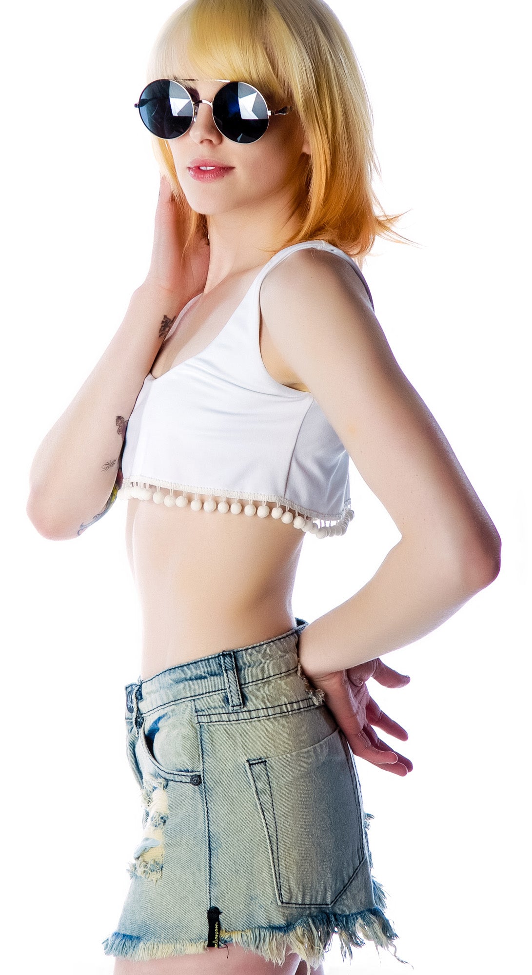 Jax Mini Skirt - Light Blue