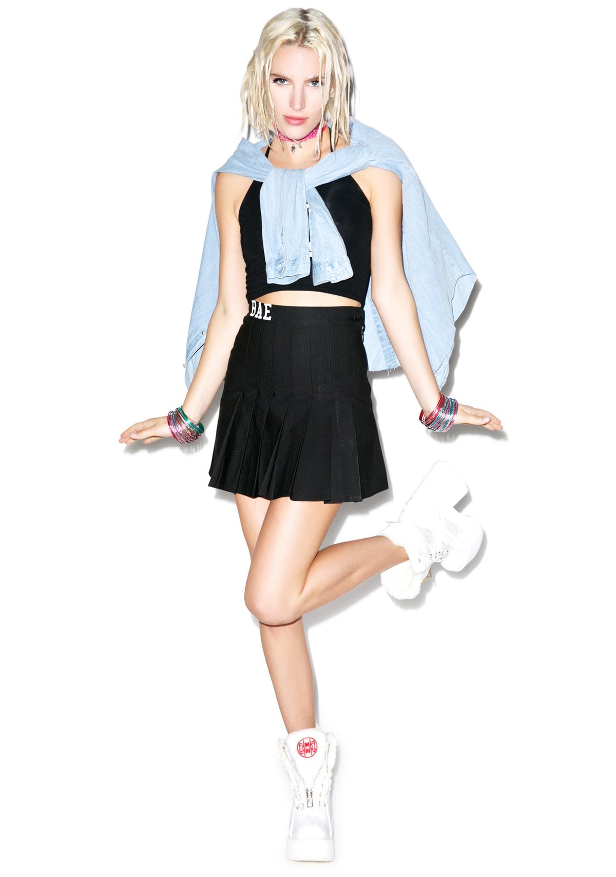 Bae Tennis Skirt - Black
