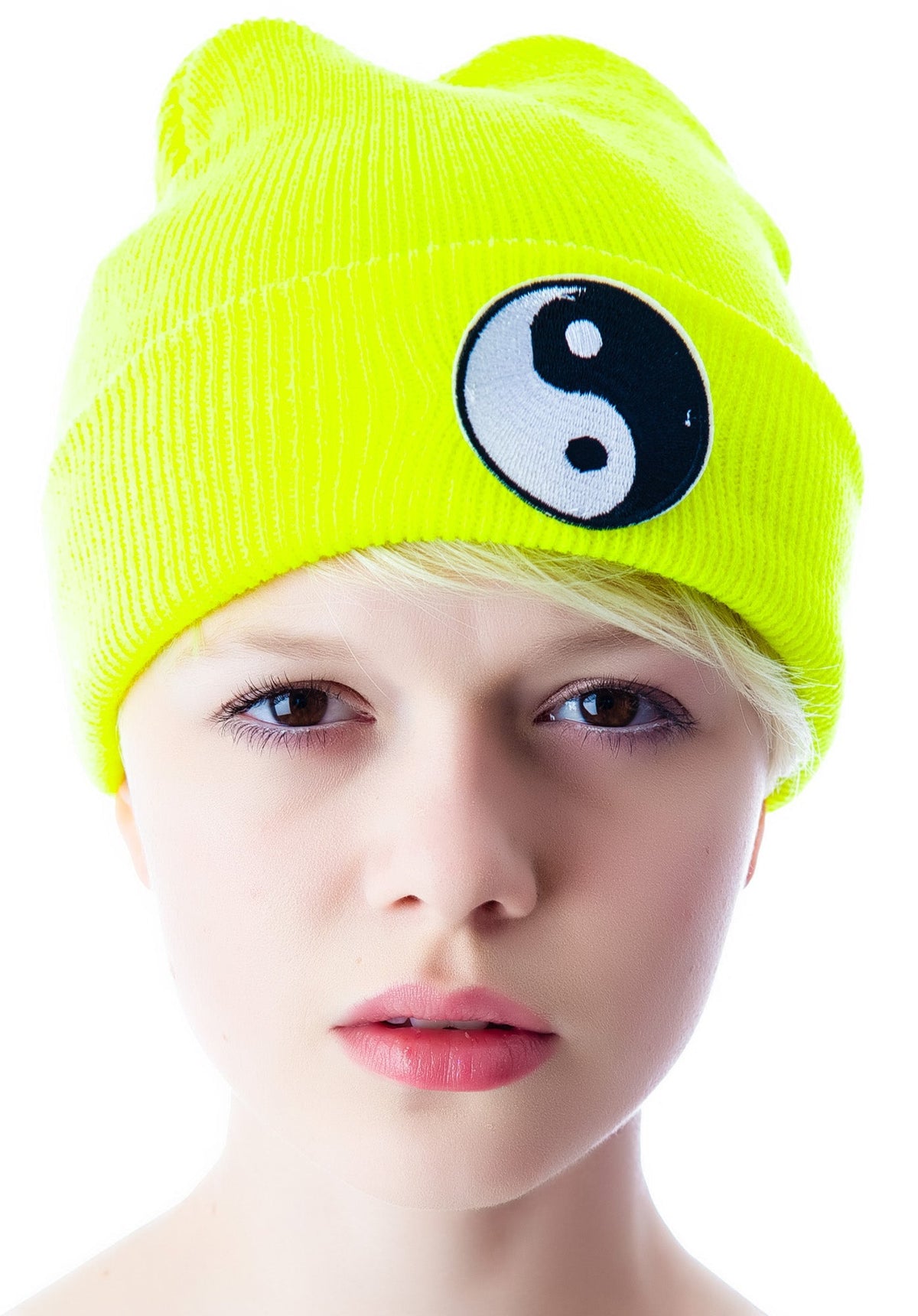 Yin Yang Beanie - Blue