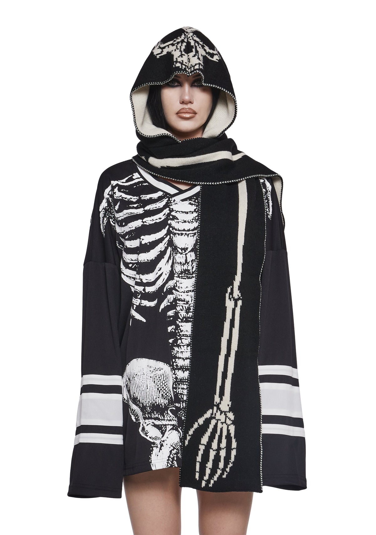 Haunted Scarf With Hood