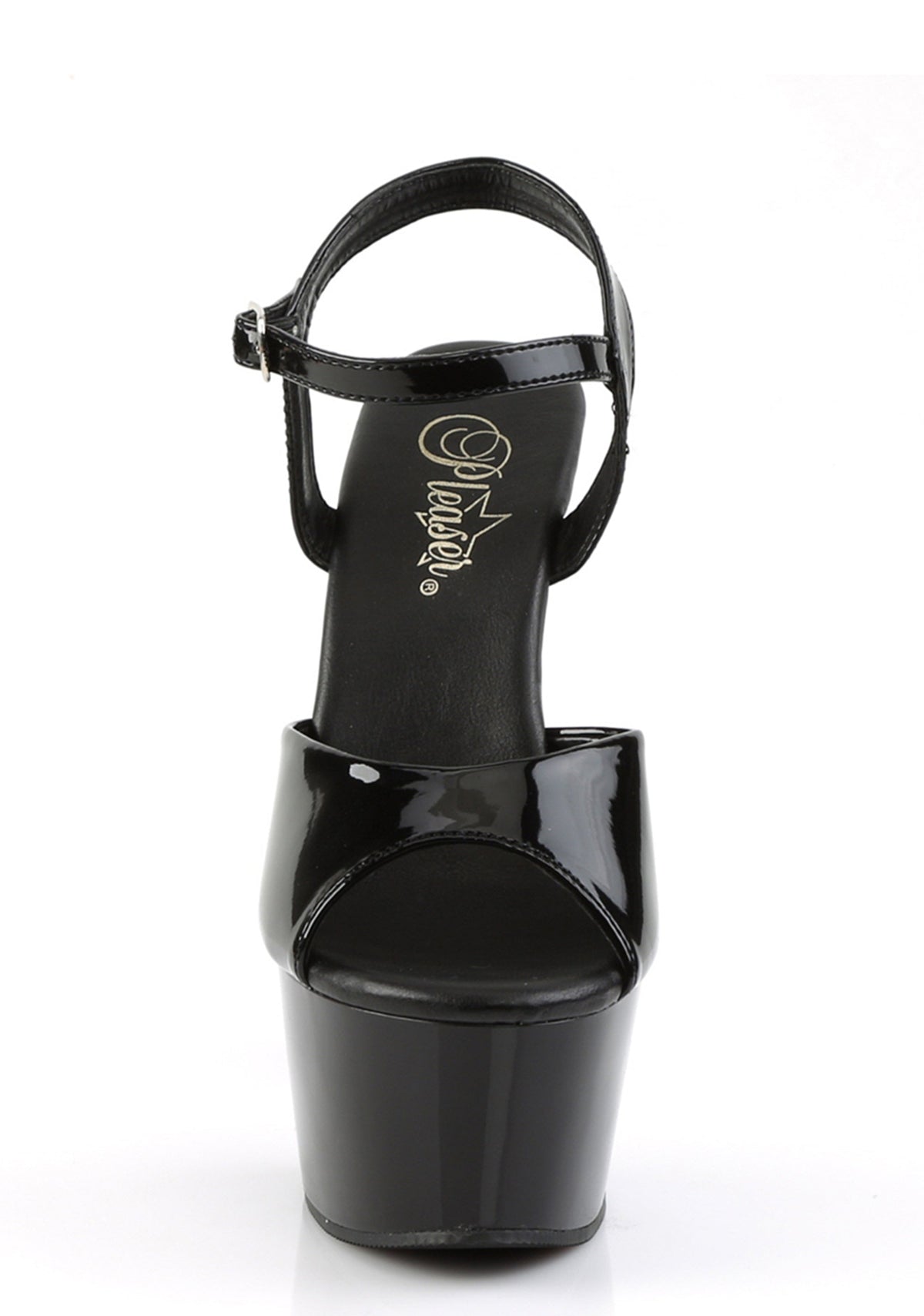 Aspire-609 Platform Ankle Strap Sandals-Black