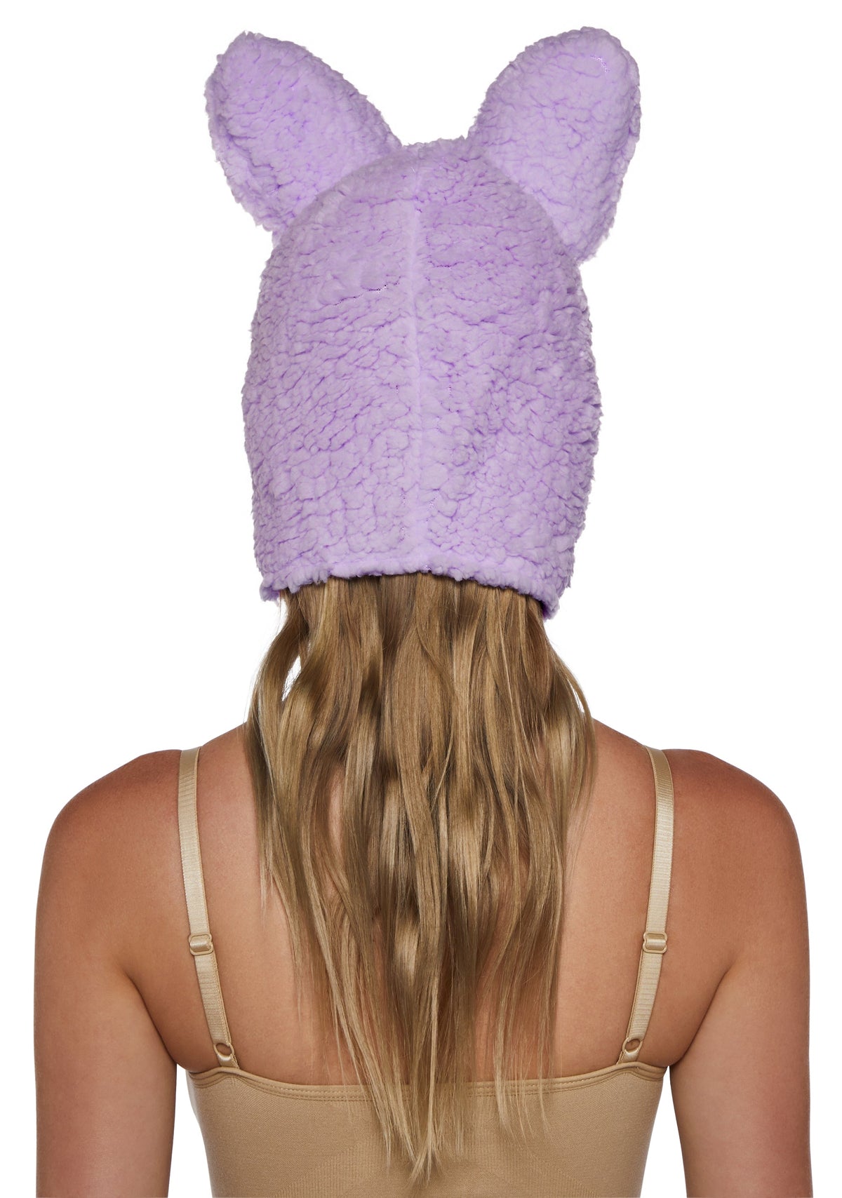 Little Monster Costume Hood - Lavender