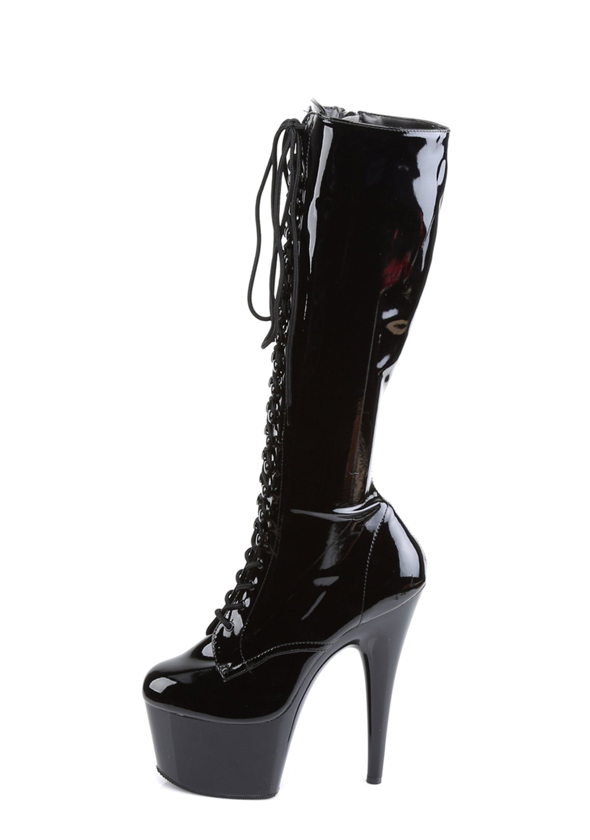 Adore-2023 Platform Knee High Boots-Black
