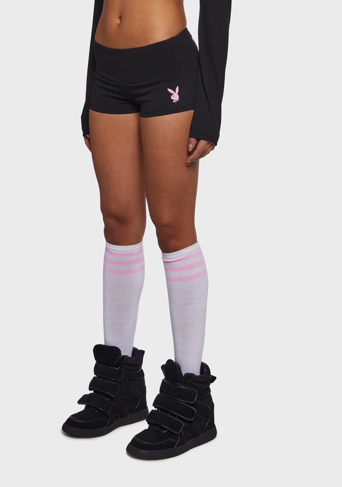 Playboy Mini Shorts - Black