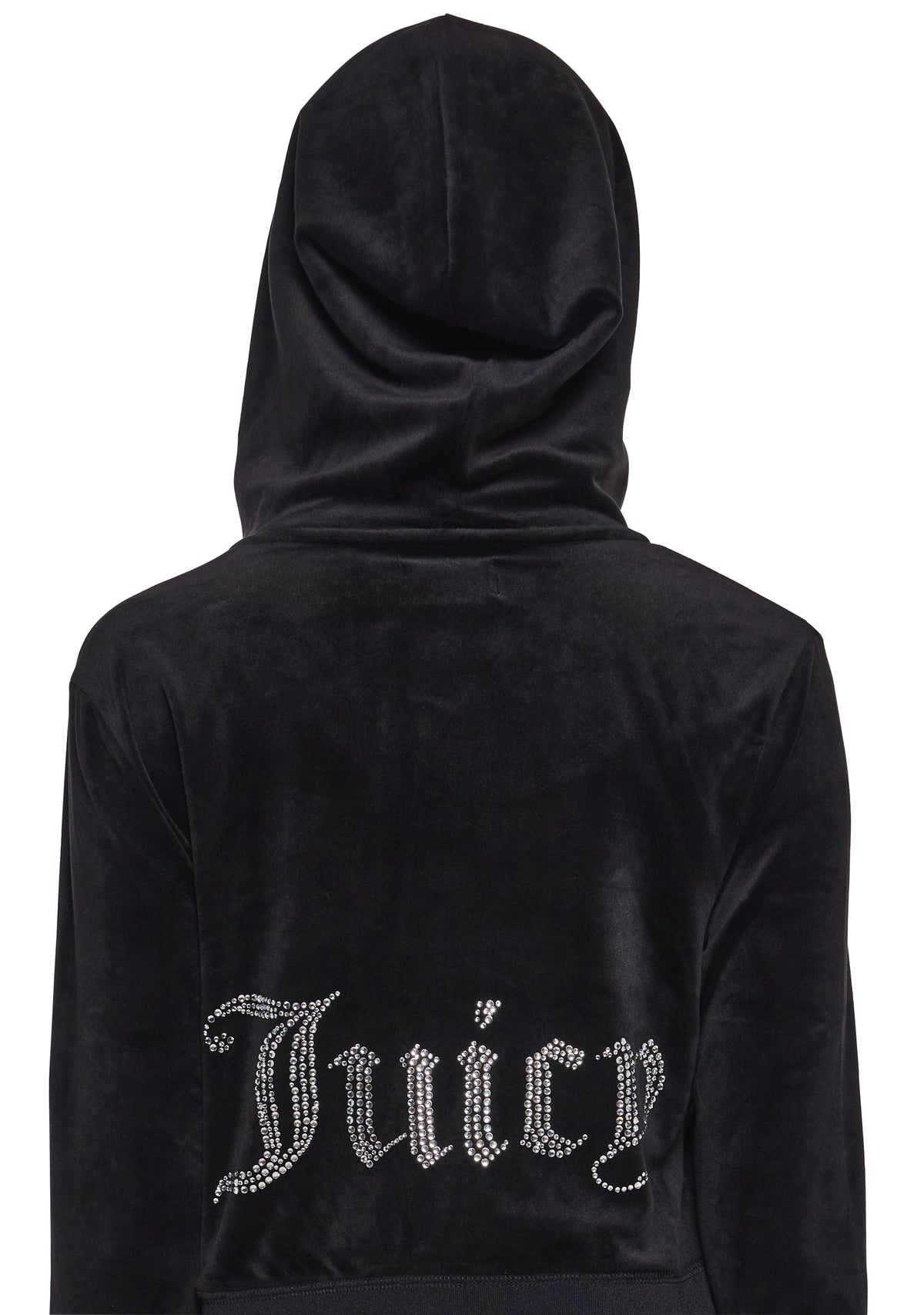 OG Big Bling Velour Hoodie - Black