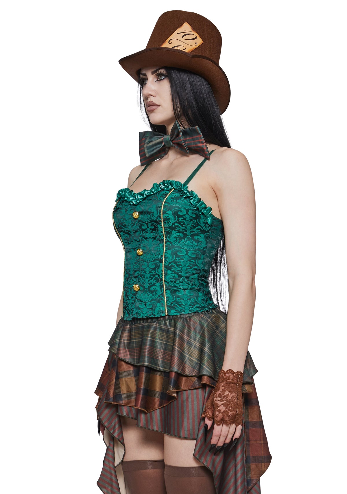 Mad Hatter Corset Costume