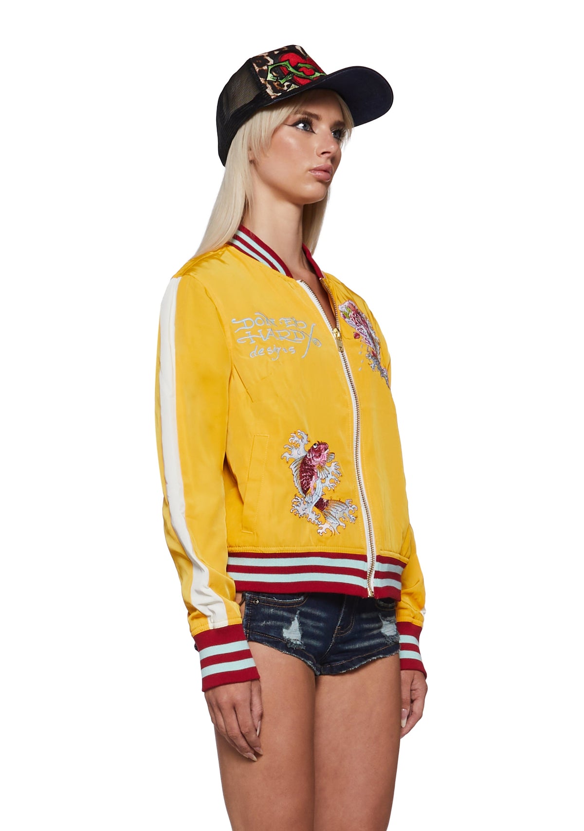 Koi Cranes Souvenir Jacket