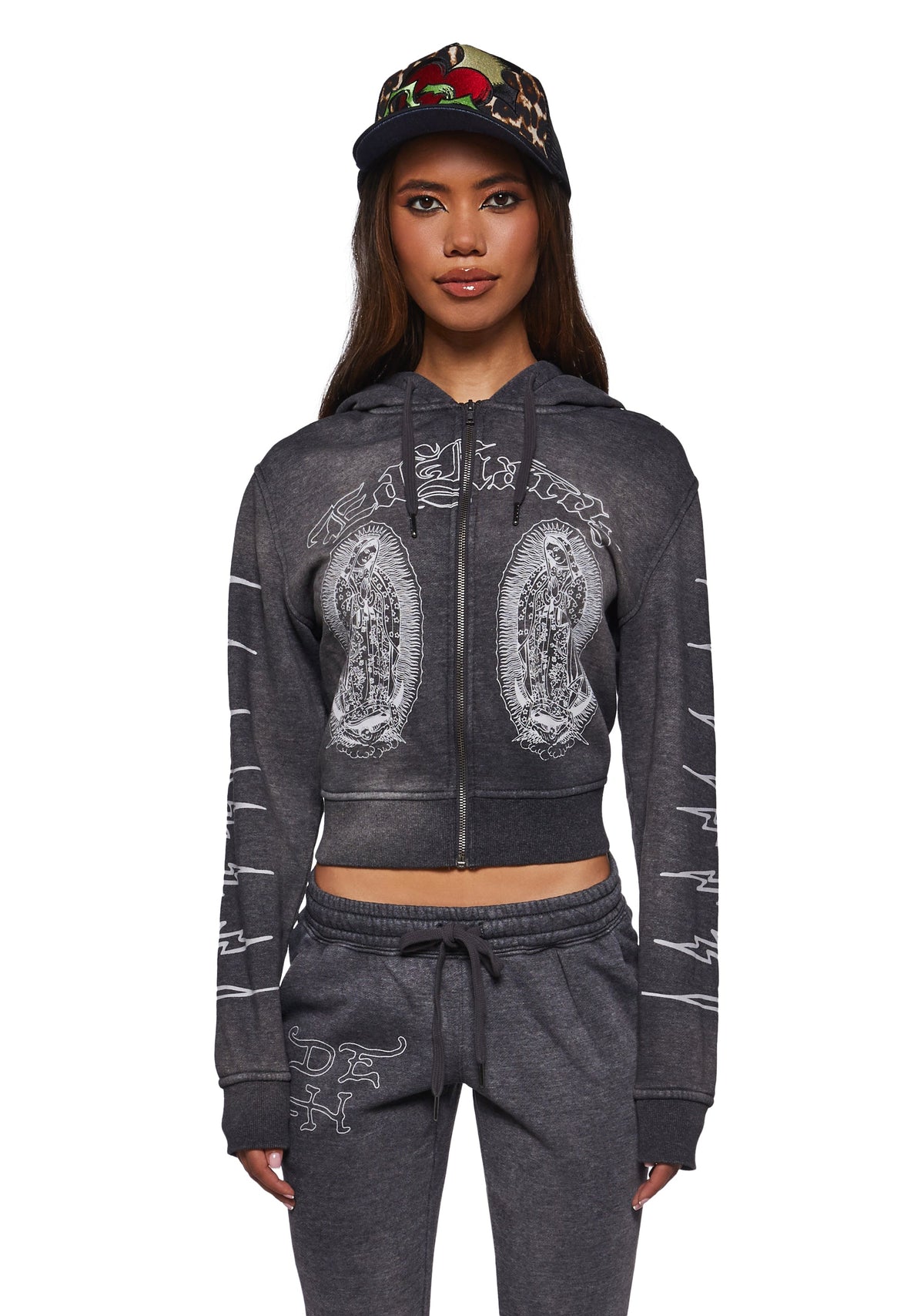 Mary Zip Front Relaxed Zip Front Hoodie
