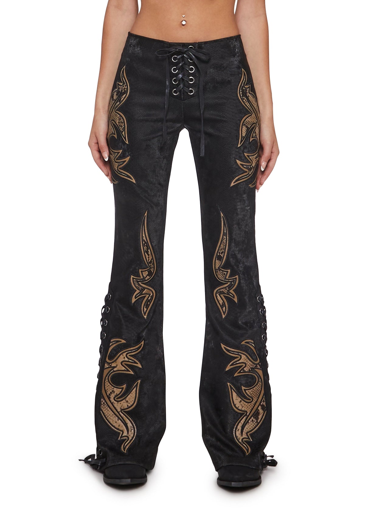 Rodeo Renegade Lace Up Pants