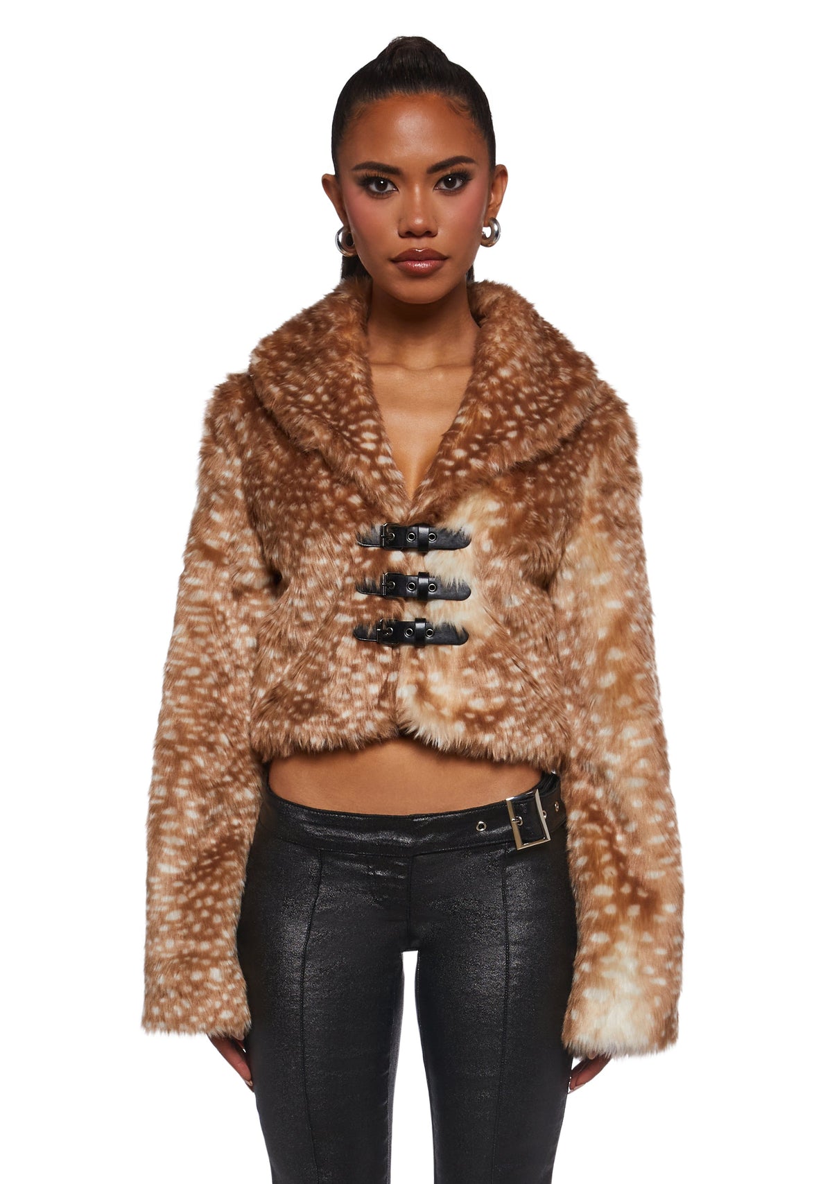 Fawn Over Me Faux Fur Jacket