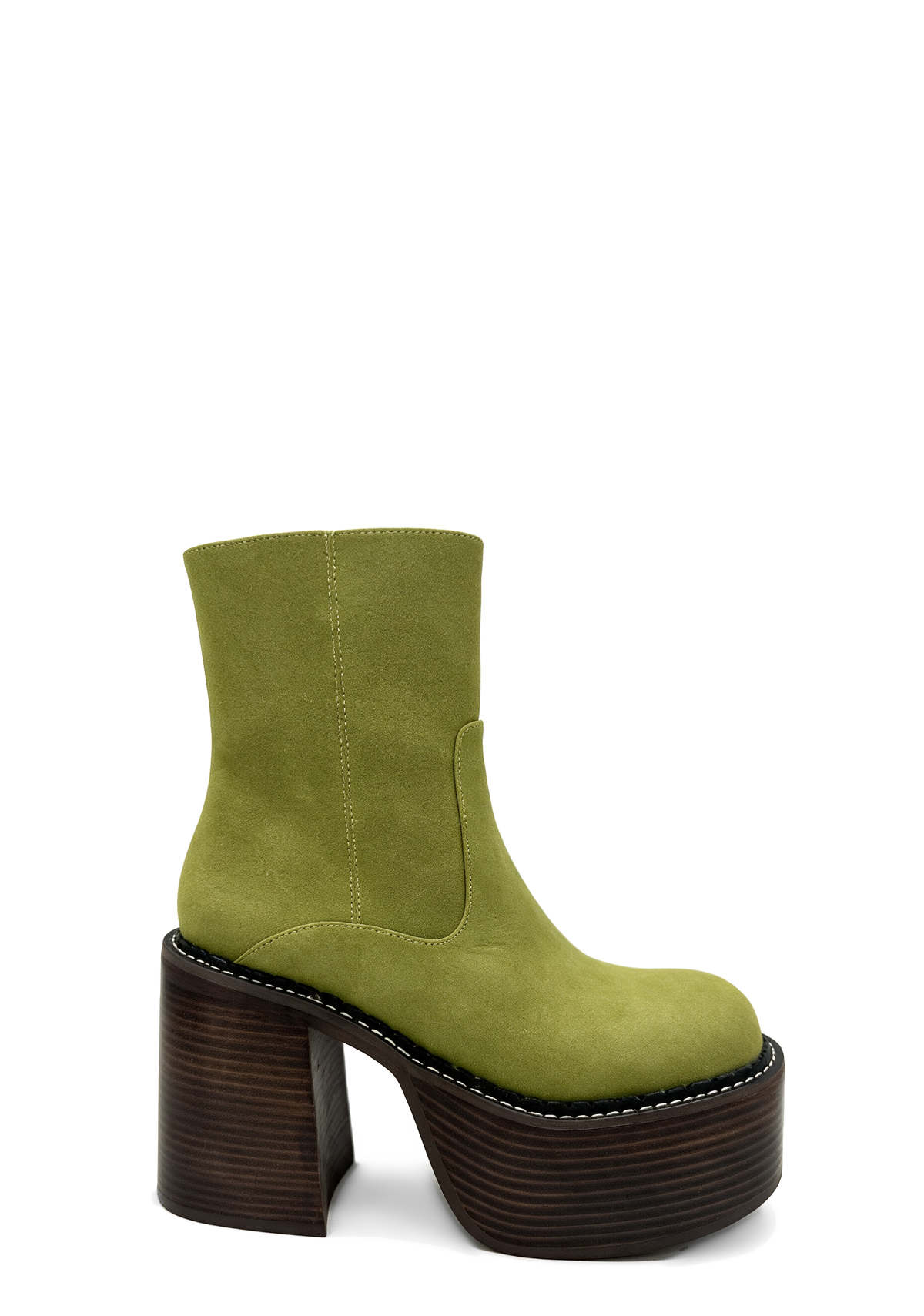 Vintage Soul Ankle Boots - Green