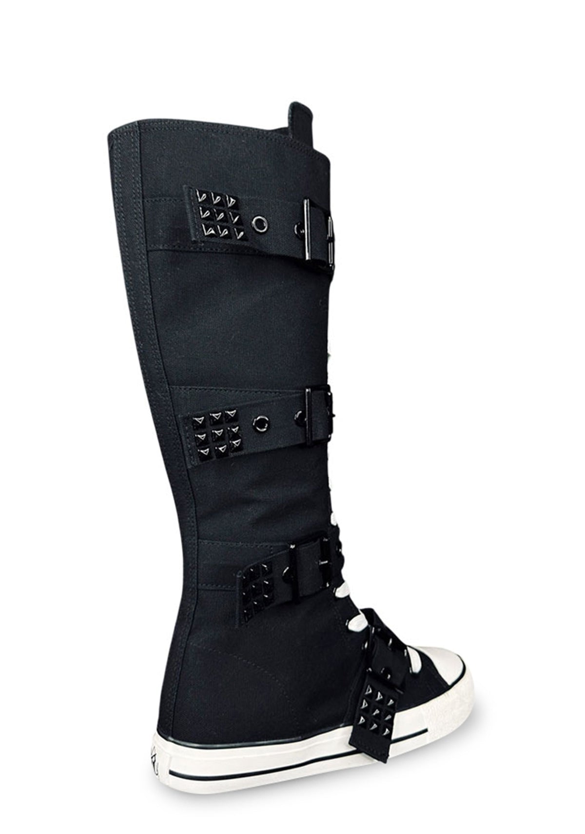 Rawr XD Stud Knee High Sneakers - Black