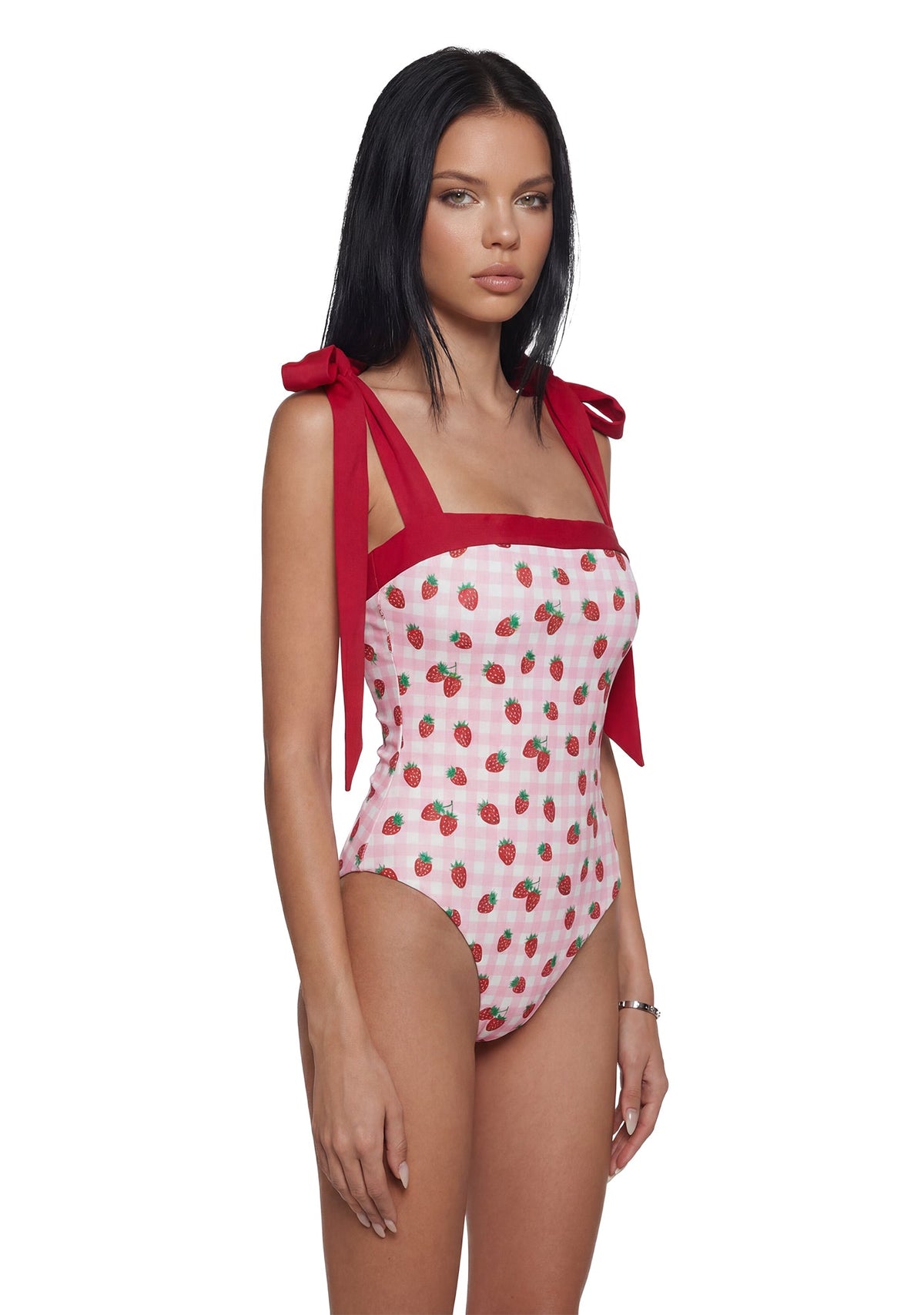 Sweet Life One Piece Swimsuit - Gingham