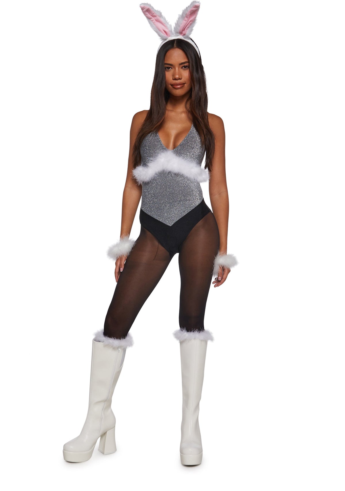 Mean Bunny Girl Costume