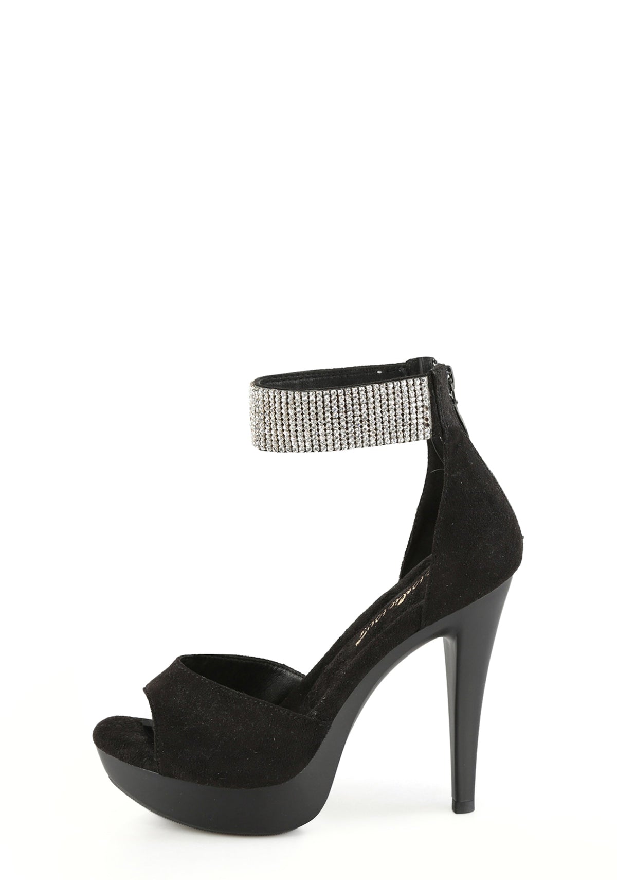Cocktail-525 Rhinestone Ankle Strap Platform Heels