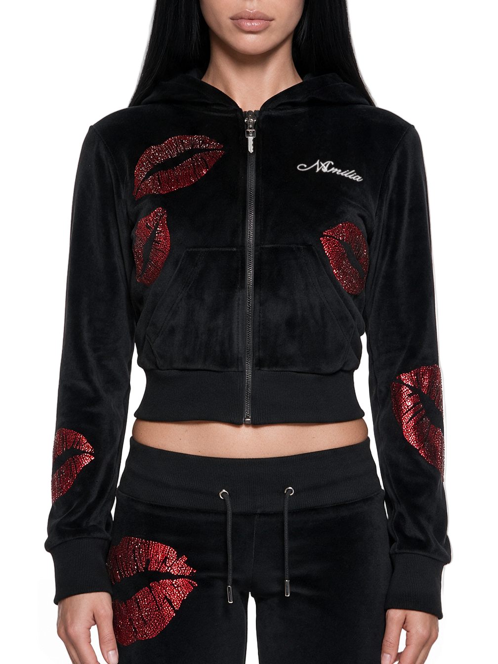 Playboy Love Velour Zip Up Jacket