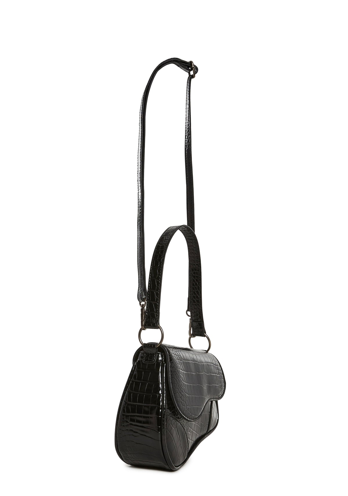 Enamored View Saddle Bag - Black