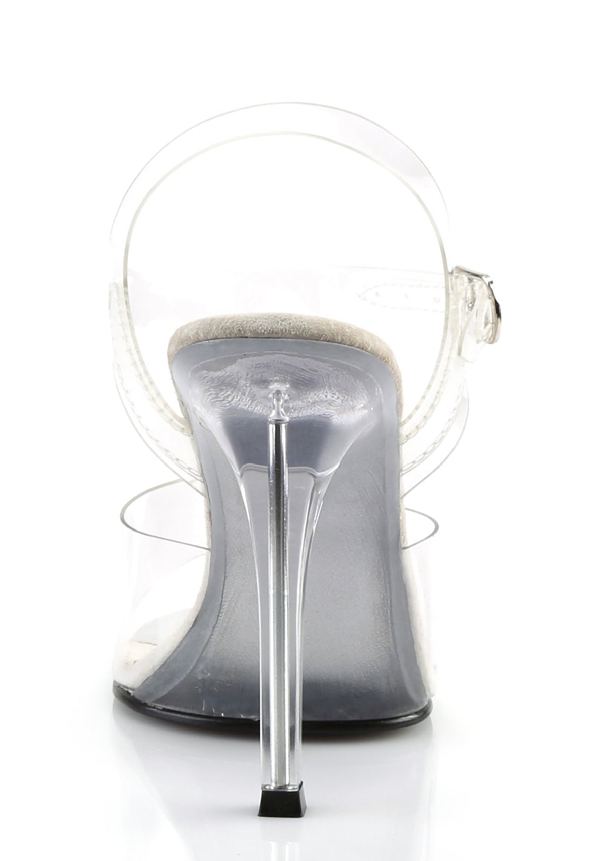Gala-08 Ankle Strap Slides-Clear