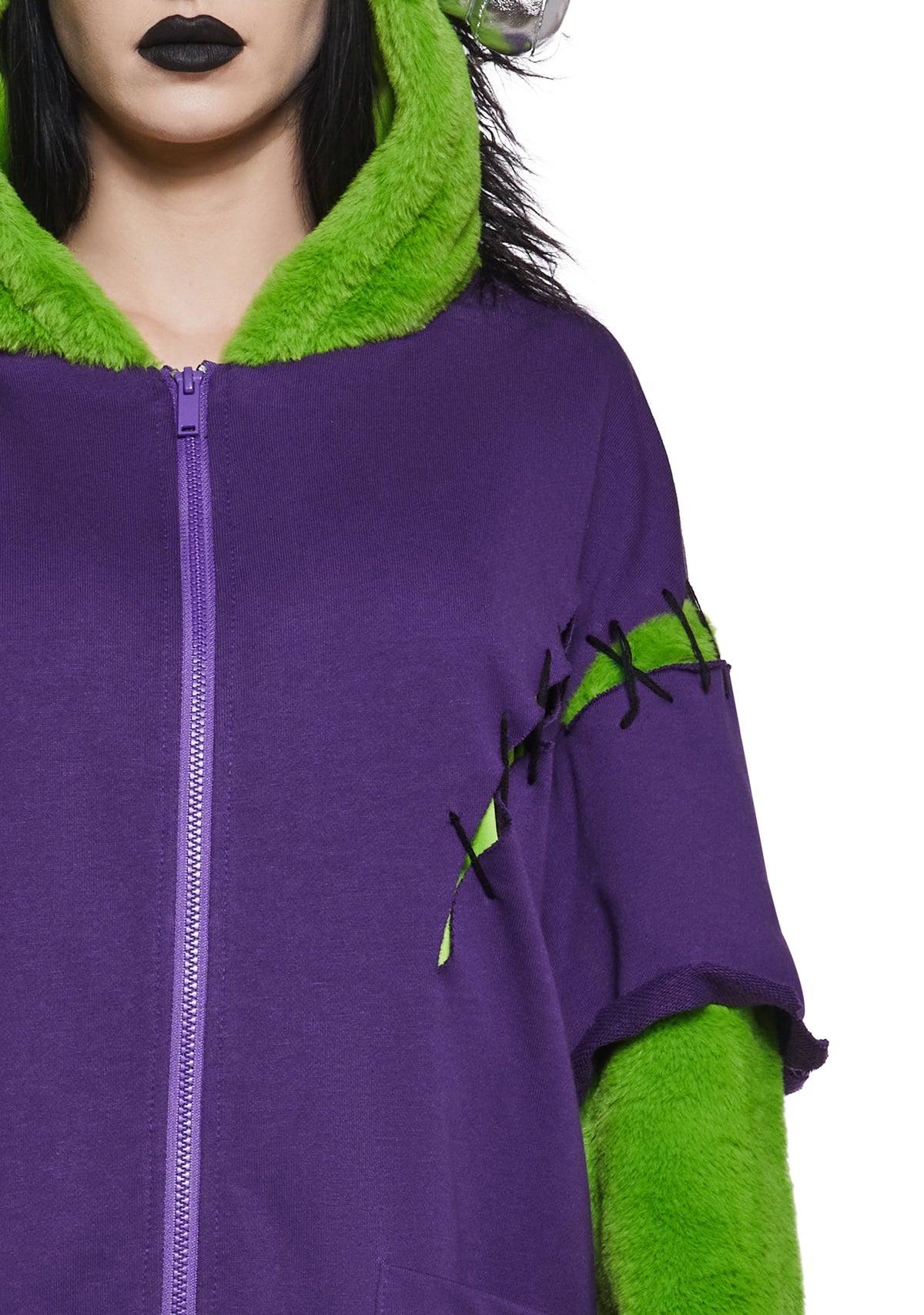 Frankenstein Monster Oversize Hoodie Costume