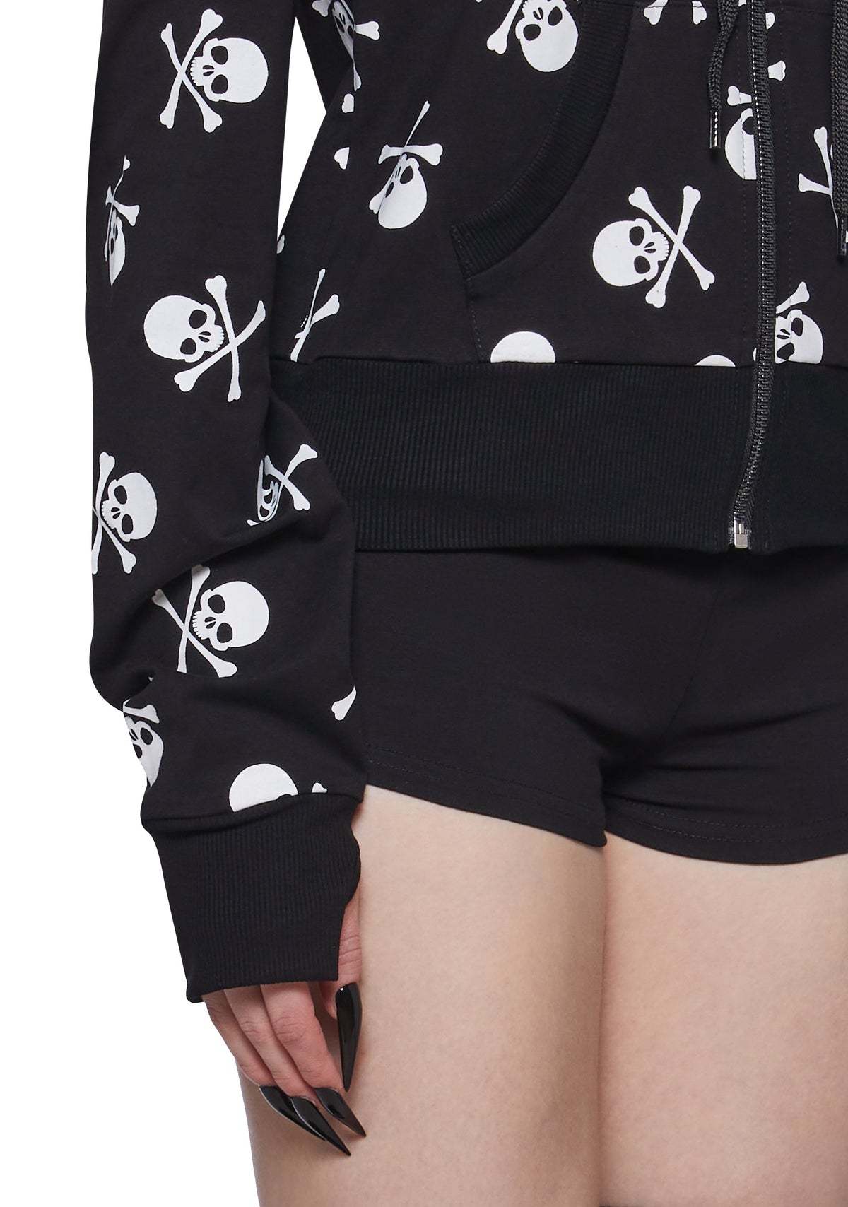 Skully Zip Up Hoodie