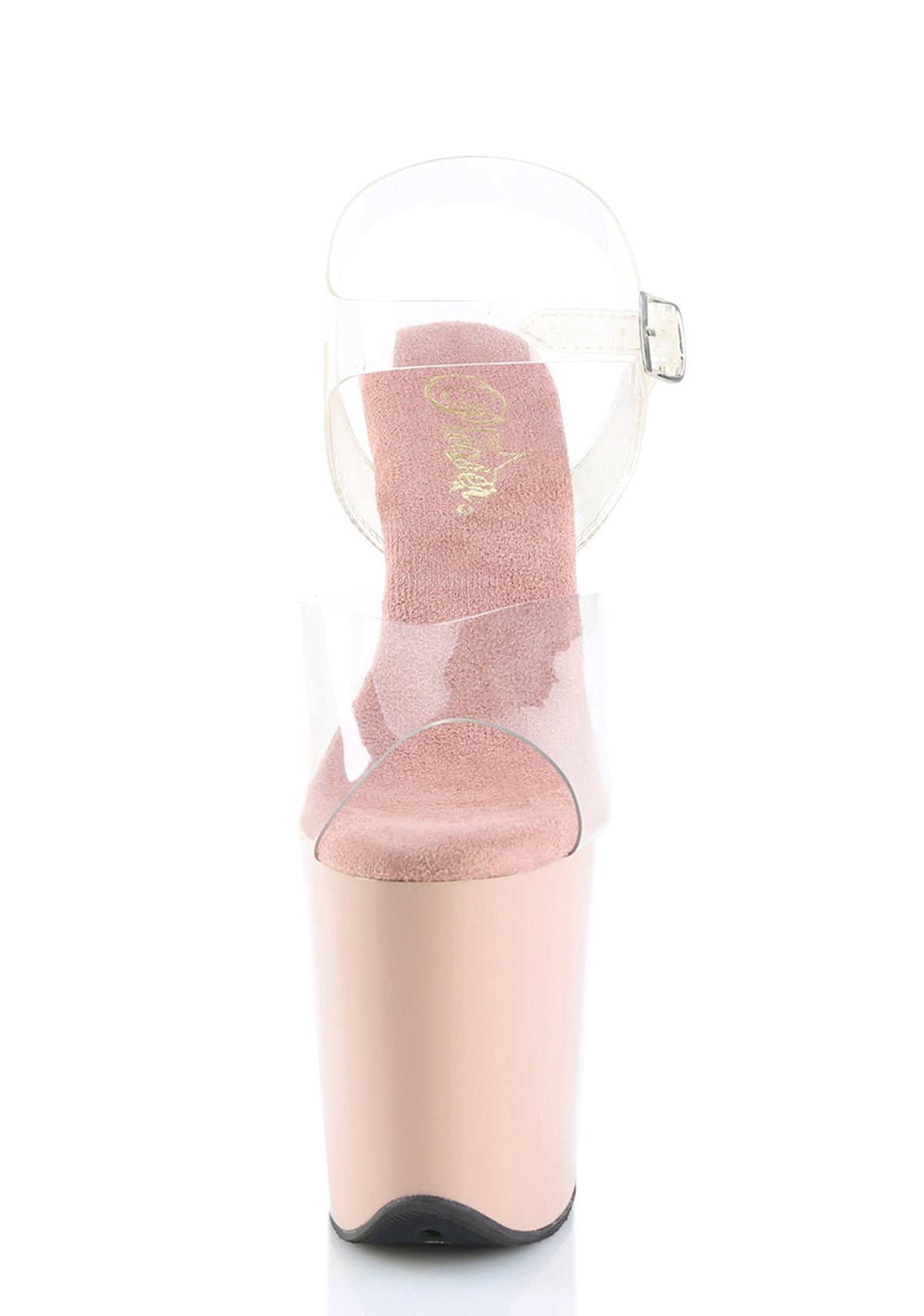 Flamingo-808 Platform Ankle Strap Sandals-Blush