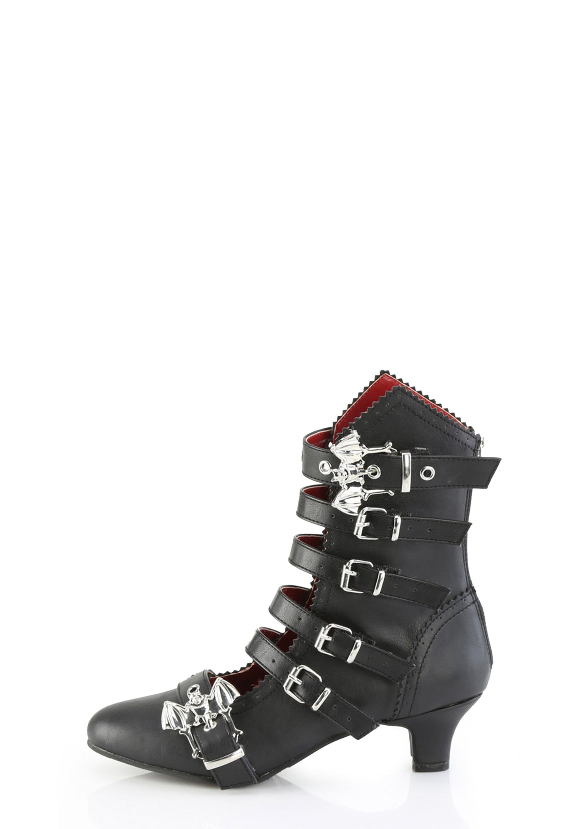 Flora-1035 Platform Mary Jane Pumps-Black