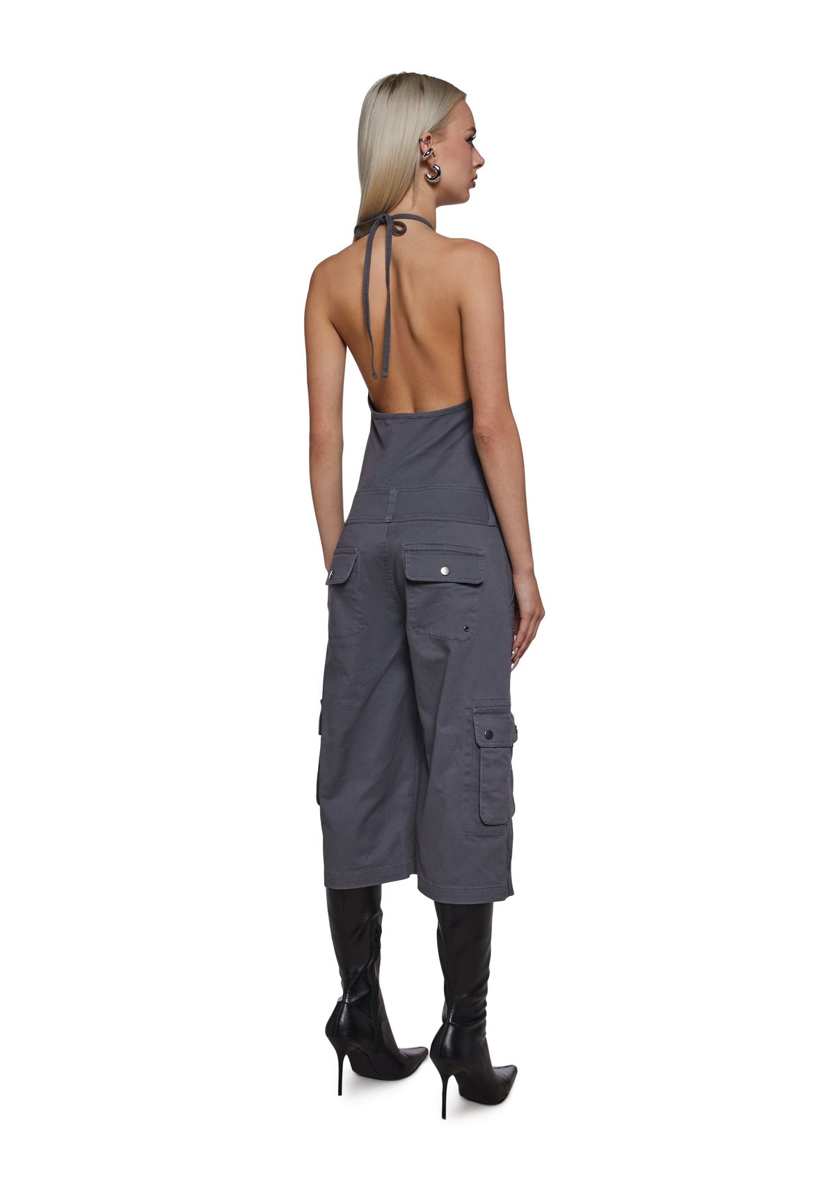 Kyrie Cargo Capri Jumpsuit