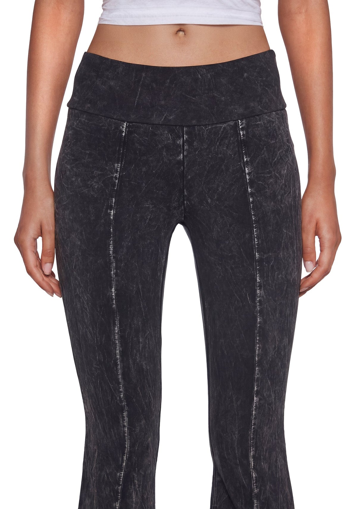 Synth Ideology Flared Pants - Black