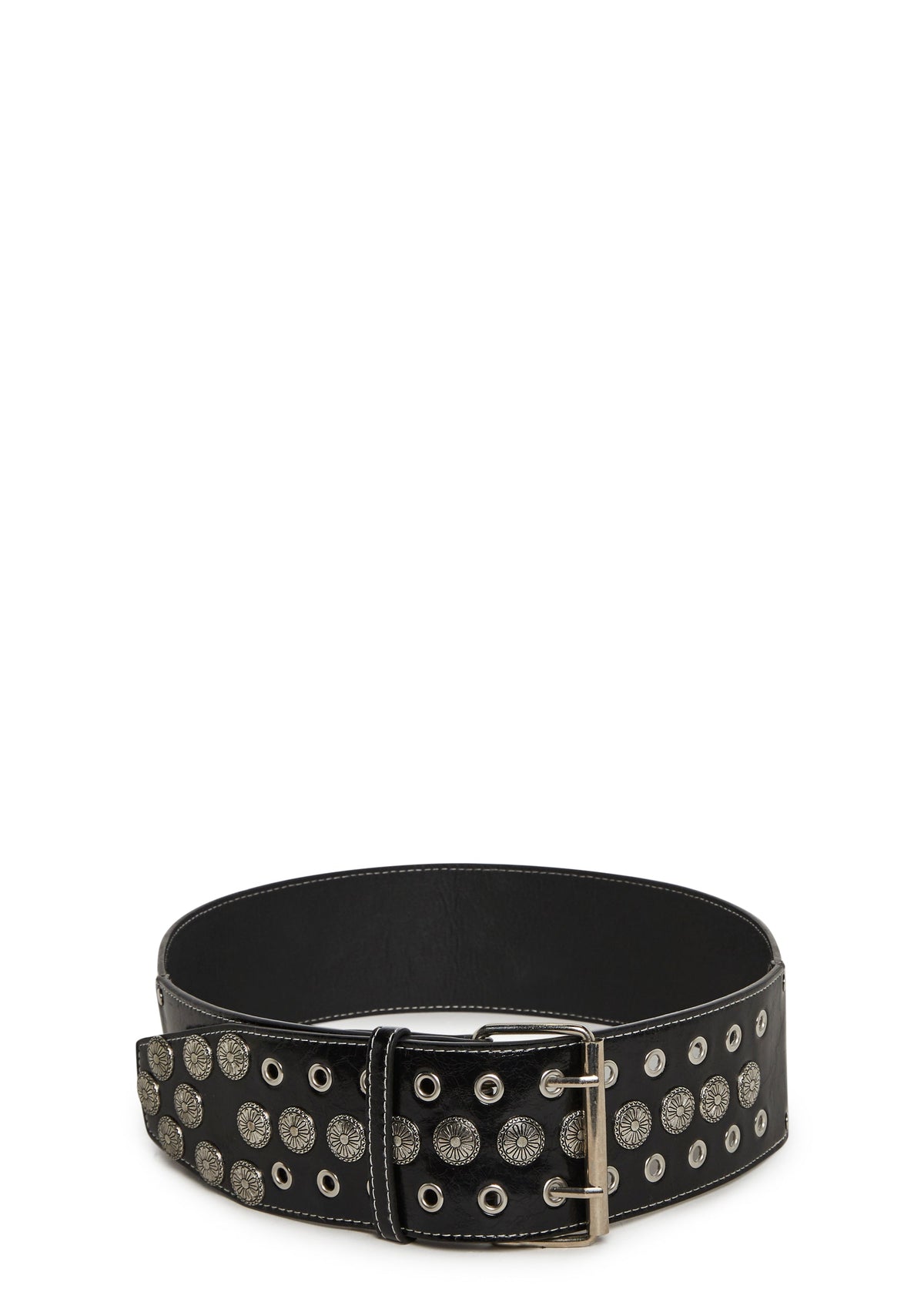 Wide Studded Belt