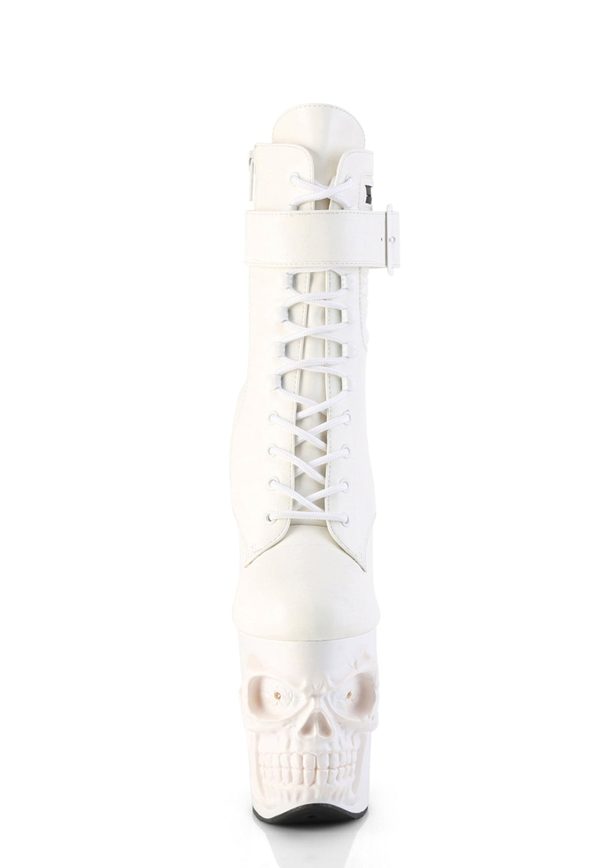 Rapture-1020STR-LT Platform LED Ankle Boots-White