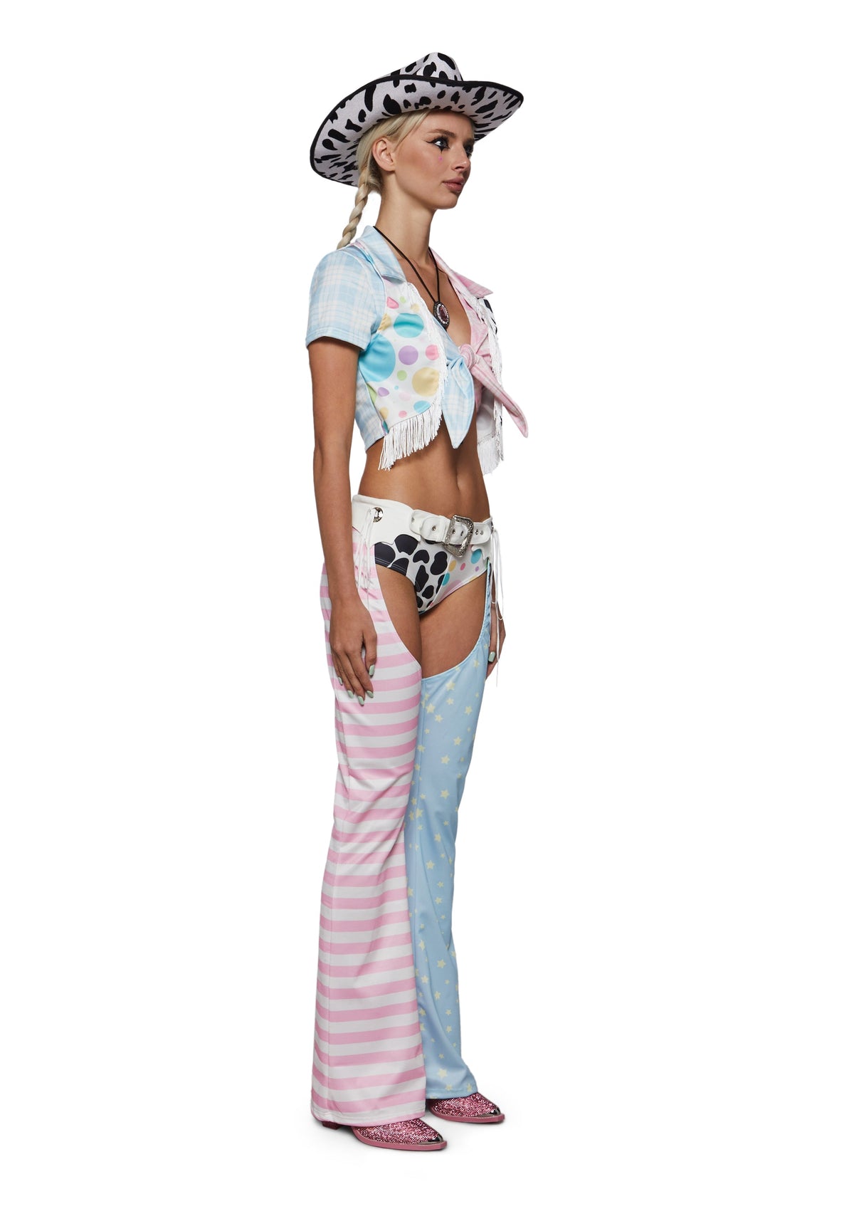 Pastel Cowgirl Costume with Chaps