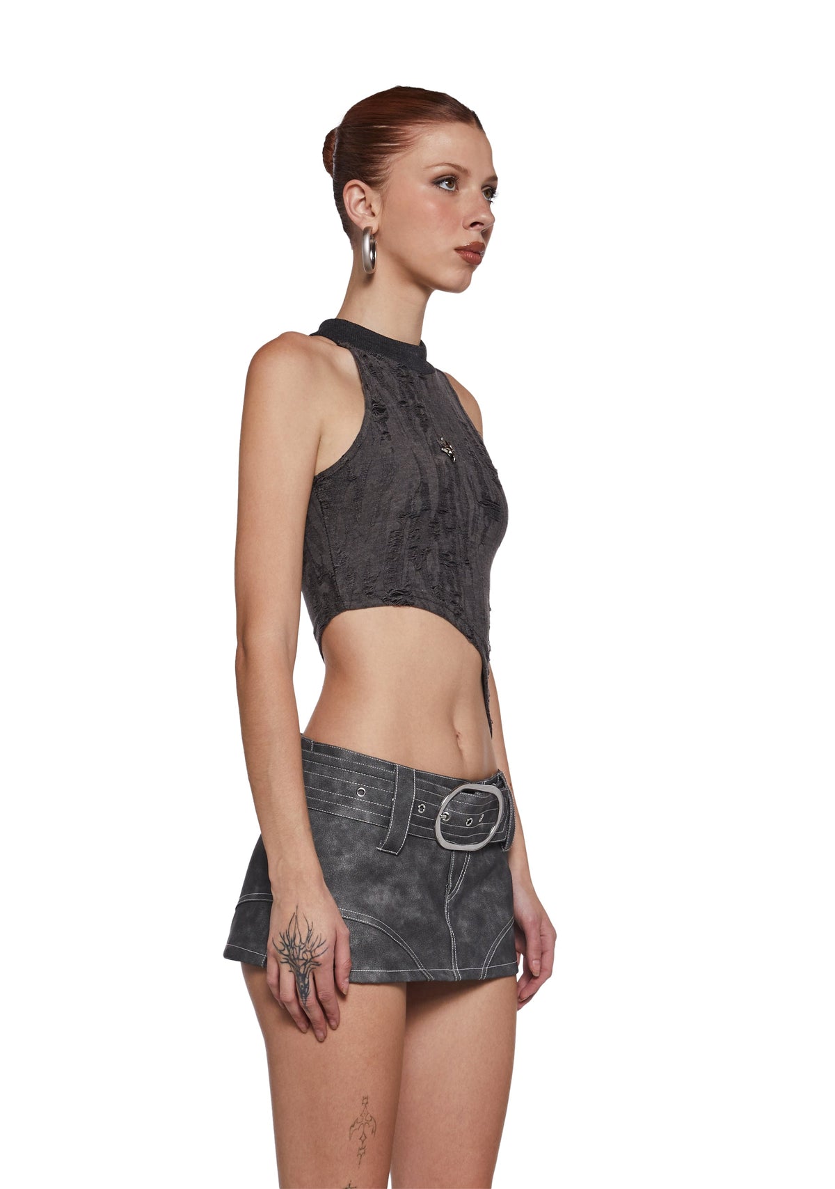Metro Moon Distressed Top