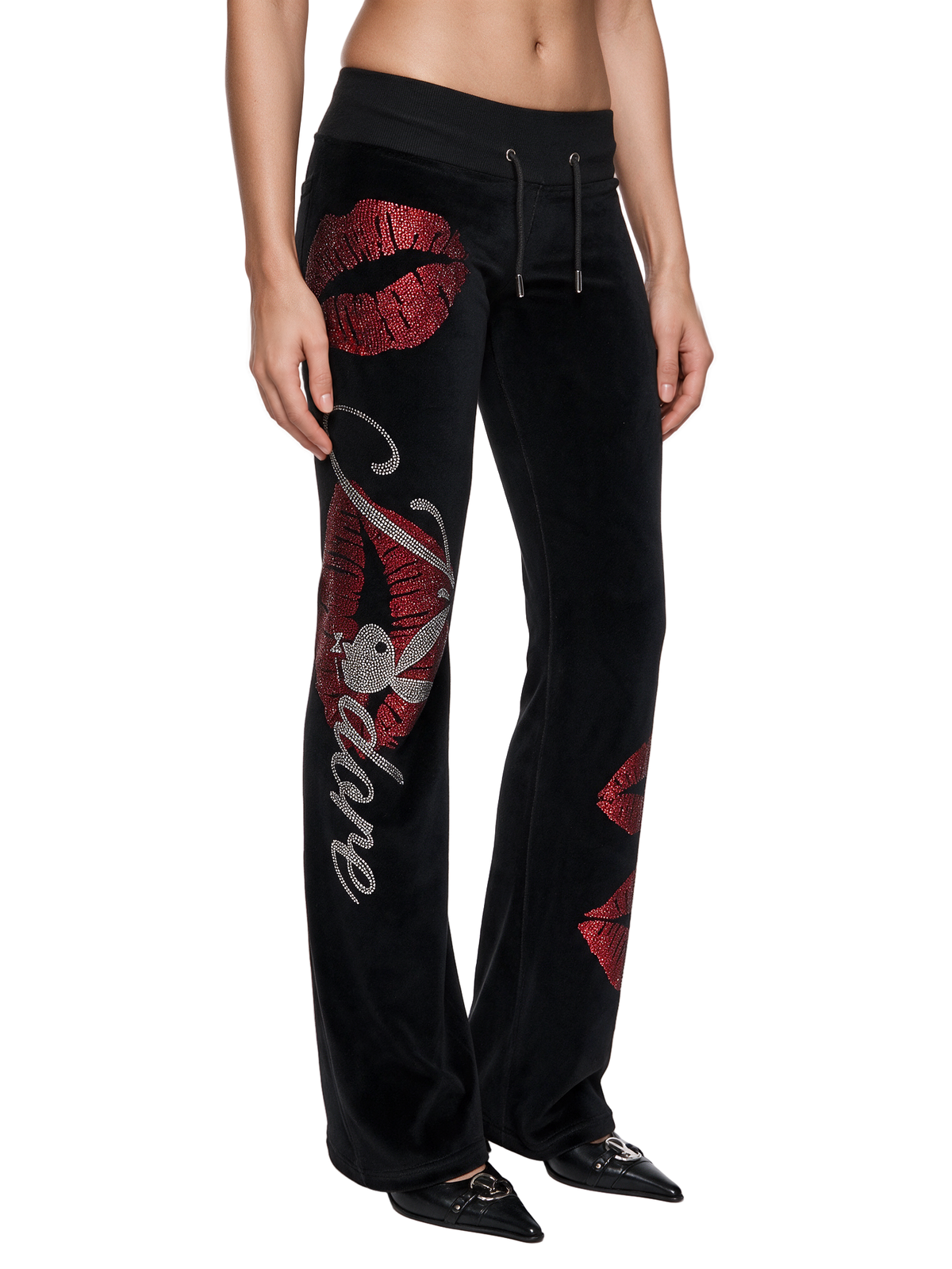 Playboy I love Velour Flare Pants