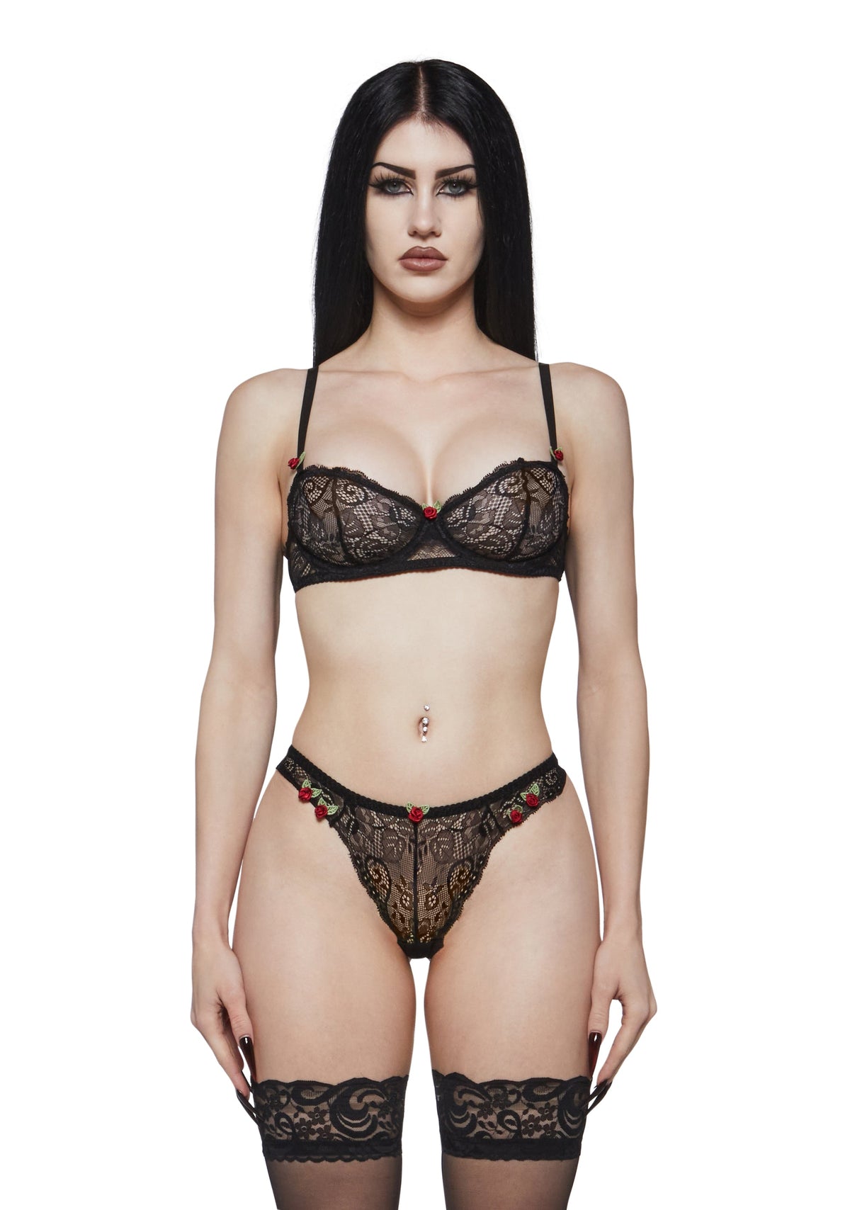 Mircella Lace Rosette Underwear Bra