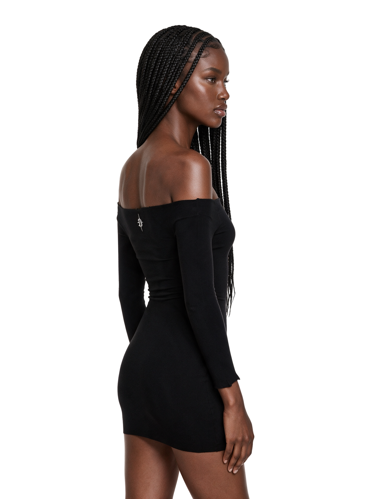 Remix Pierced Long Sleeve Mini Dress