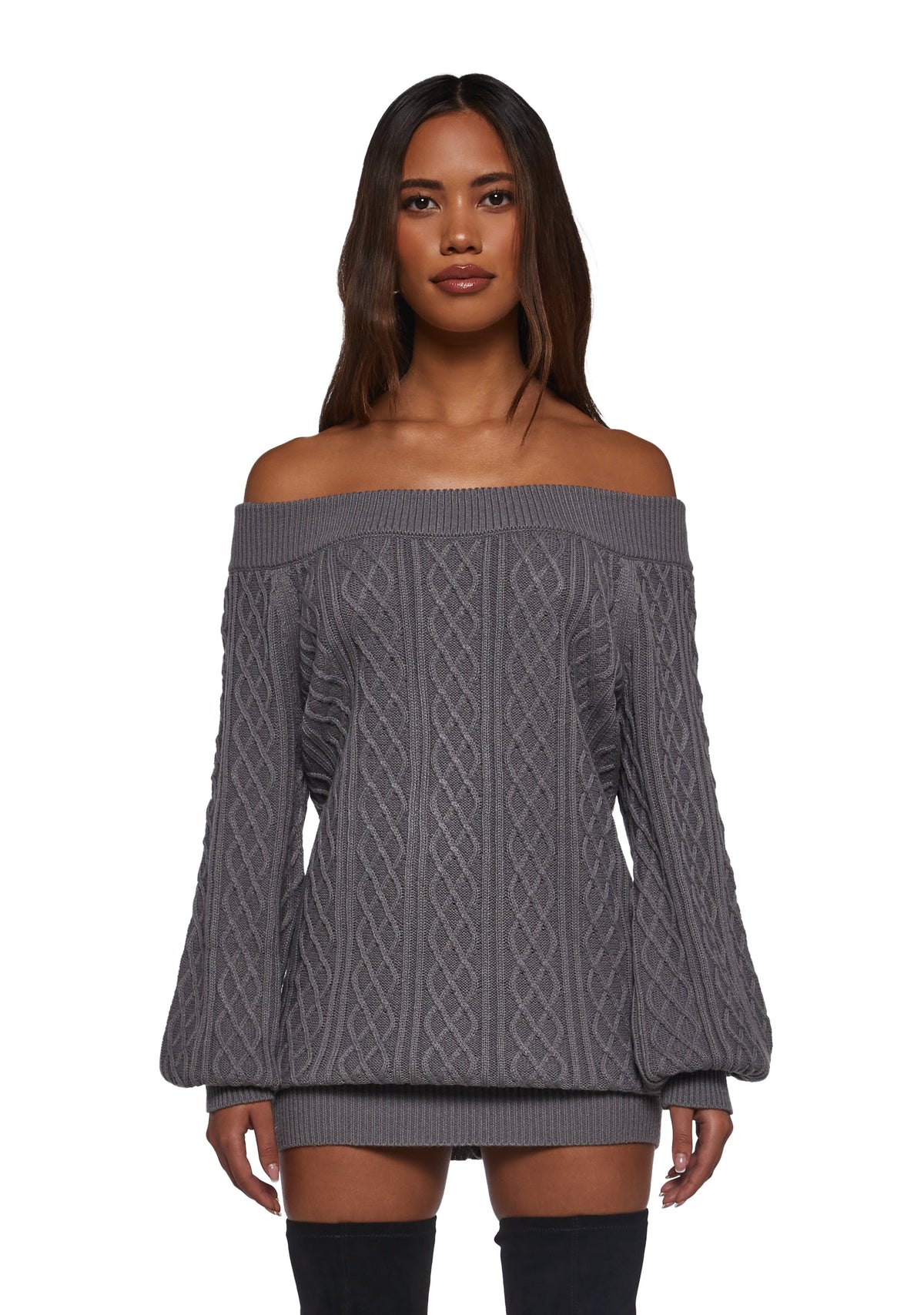 Romantasy Sweater Mini Dress