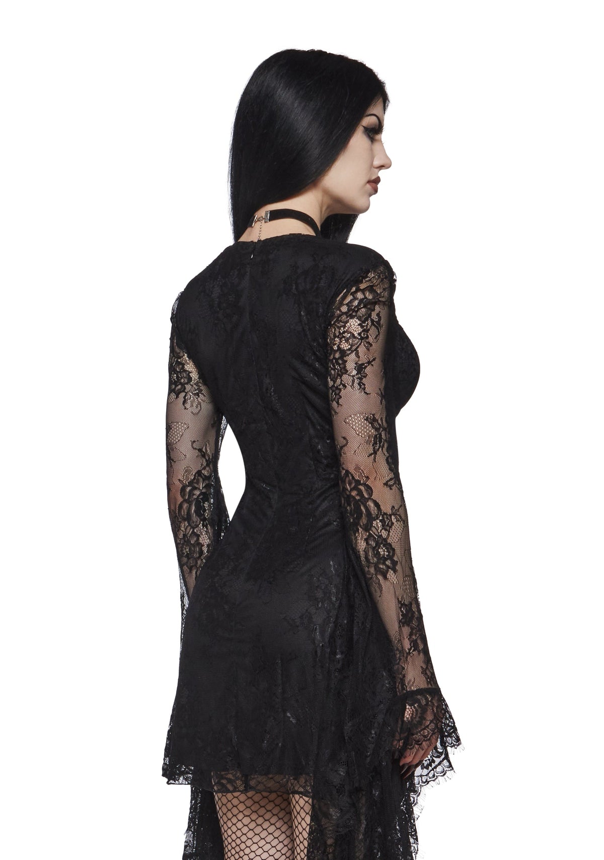 Drusilla Lace Flare Mini Dress