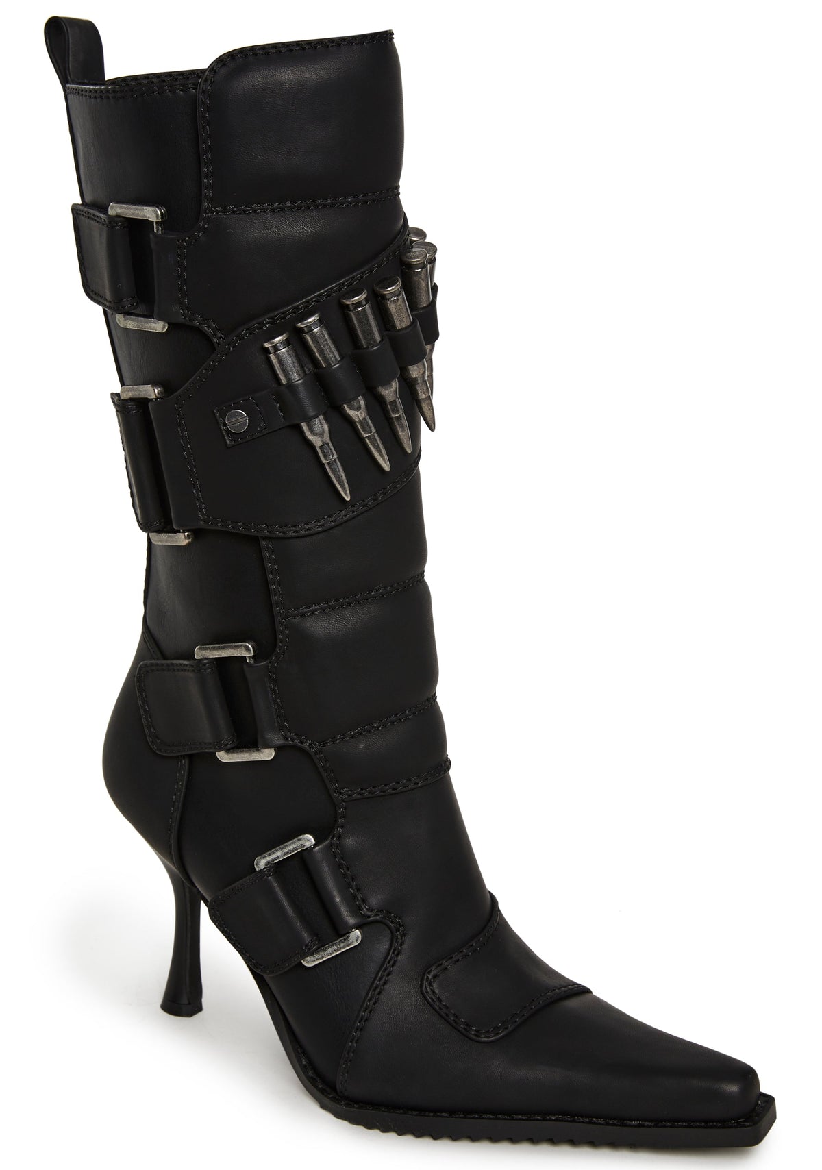 Warp Bullet Moto Stiletto Boots