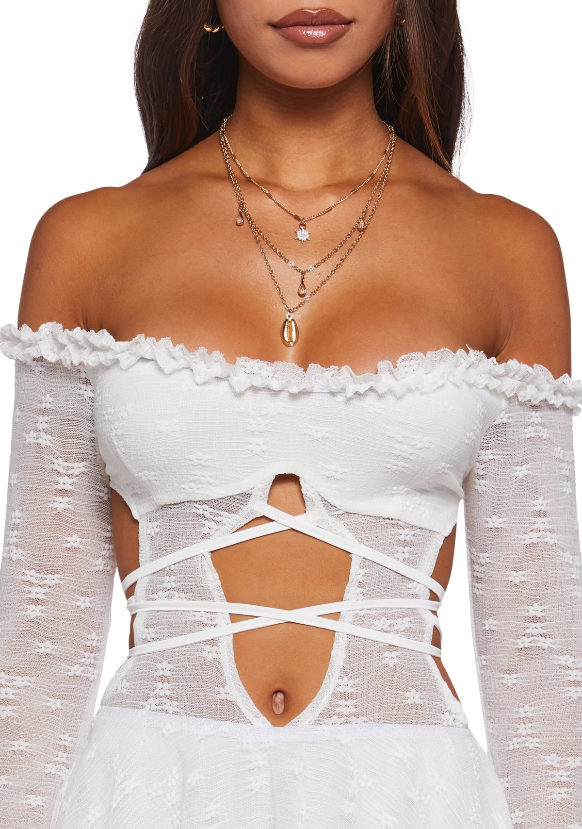 Hit The Club Mini Dress - White