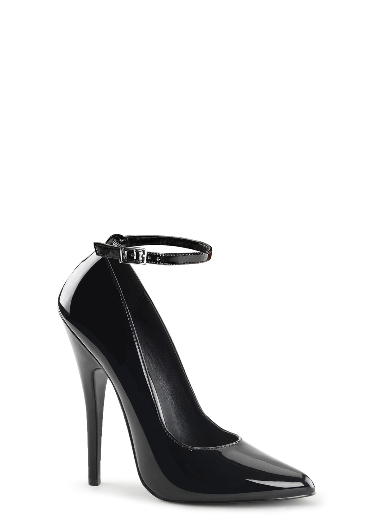 Domina-442 Mary Jane Pumps-Black-Red