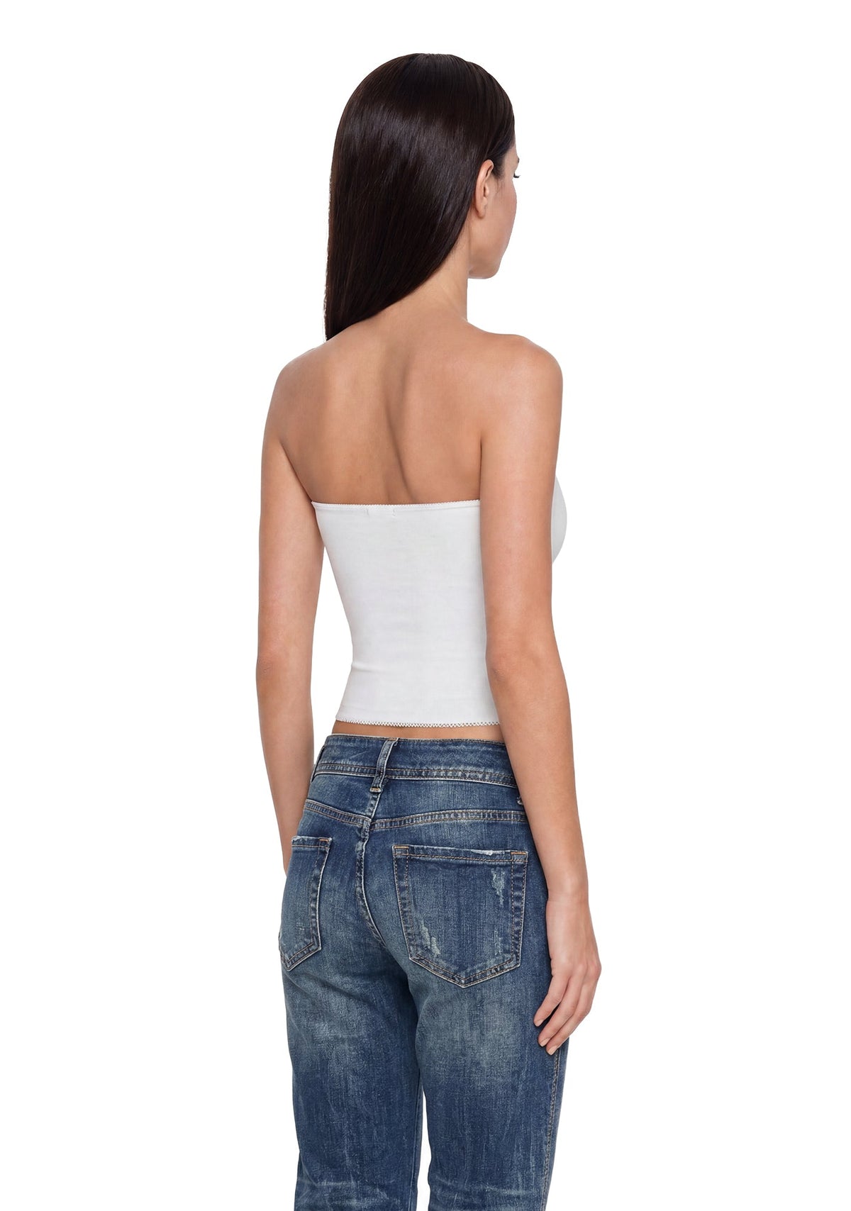 Arch Enemy Tube Top - Ivory