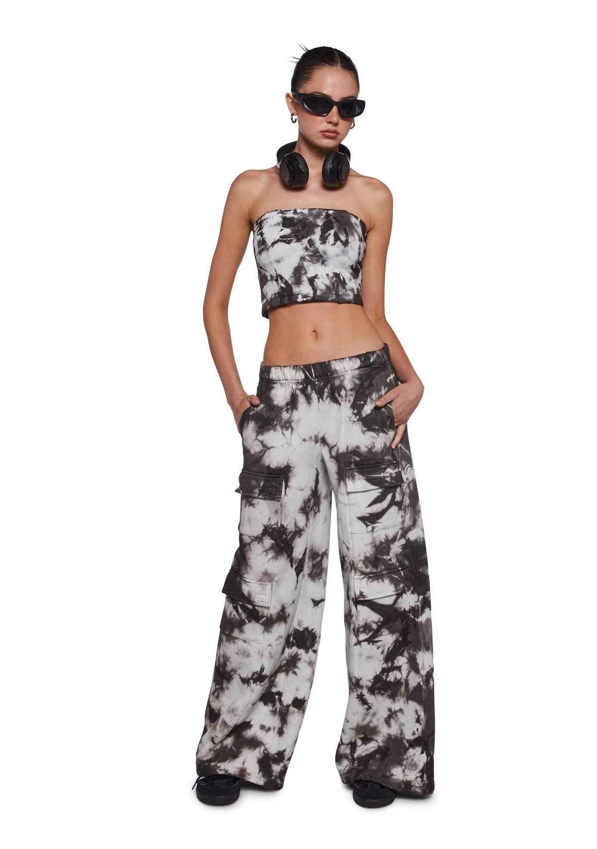 Catacombs Wide Leg Cargo Pants